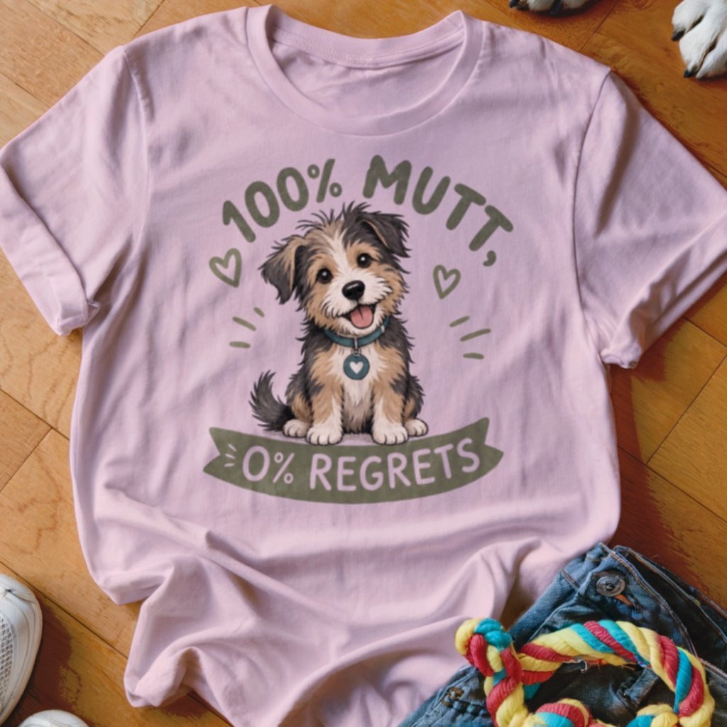 0% Regrets Shirt - The Pawsitive Initiative