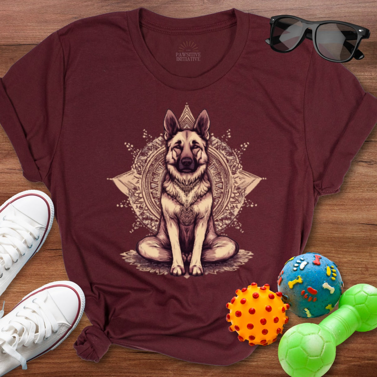 German Shepherd Mandala Artwork Graphic Tee product