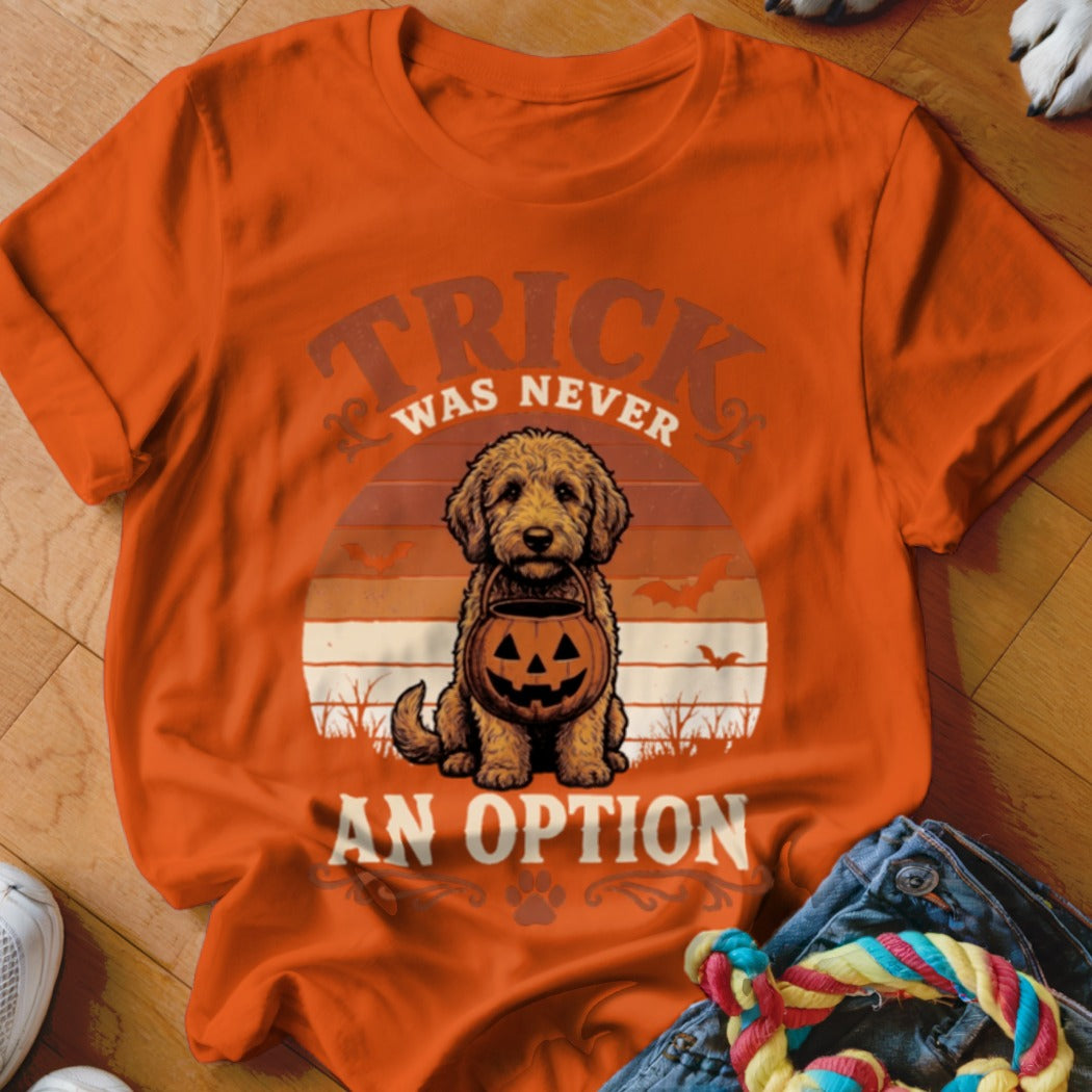 Trick Was Never An Option Doodle Shirt