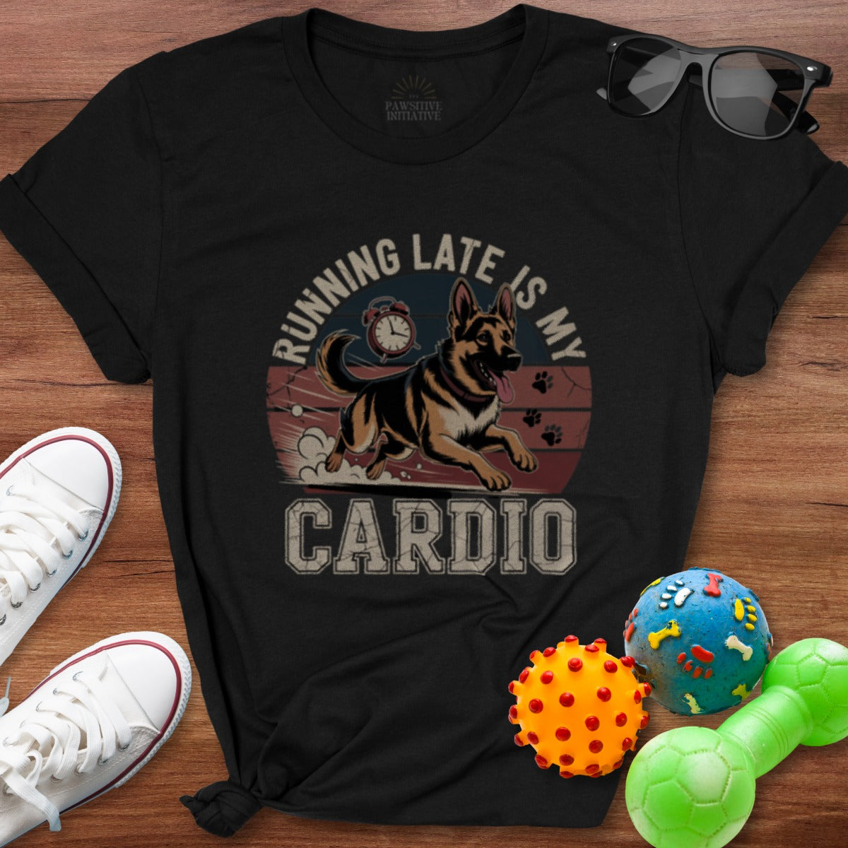 Running Late Is My Cardio Graphic T-shirt product