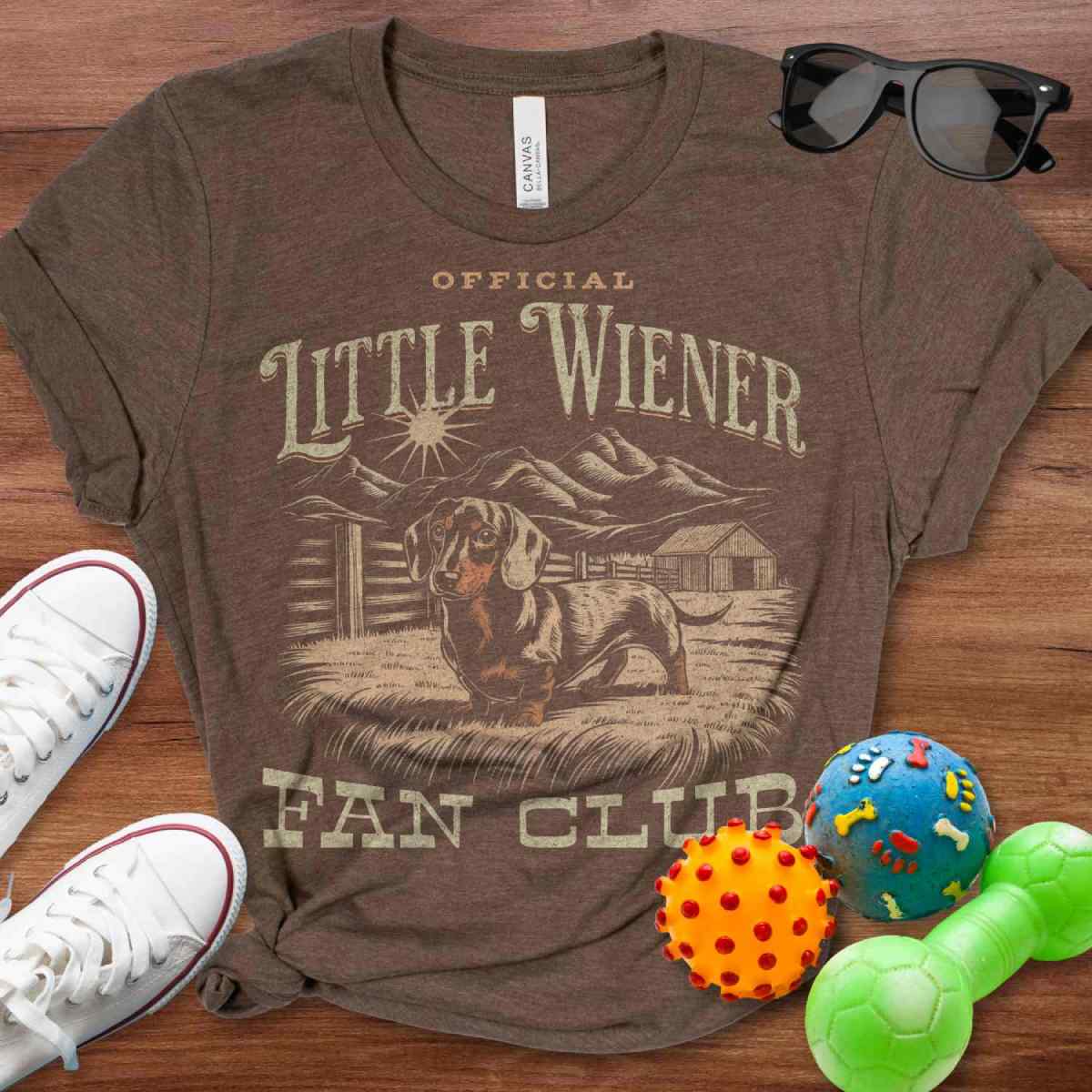 Little Wiener Fan Club Shirt - The Pawsitive Initiative