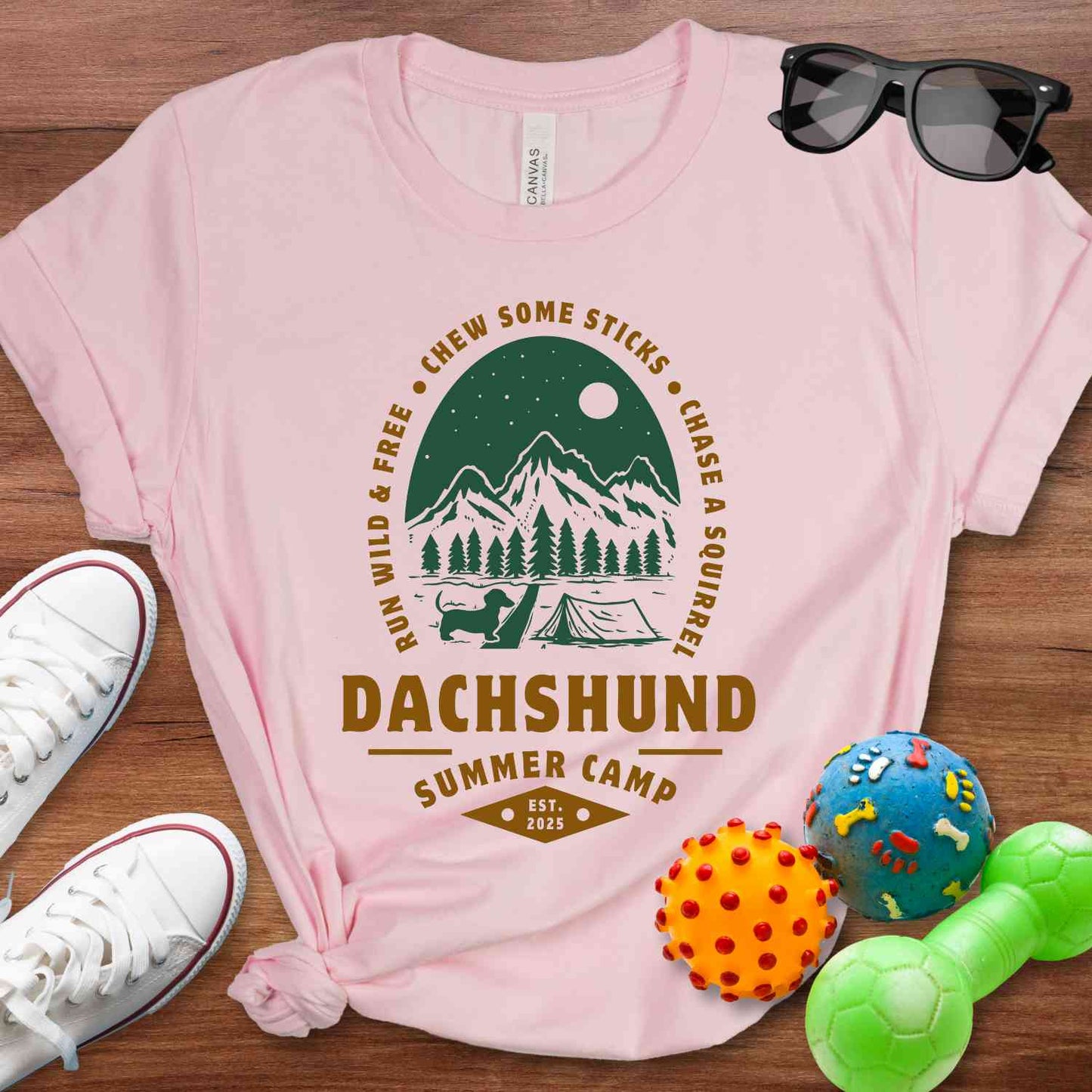 Dachshund Summer Camp Shirt