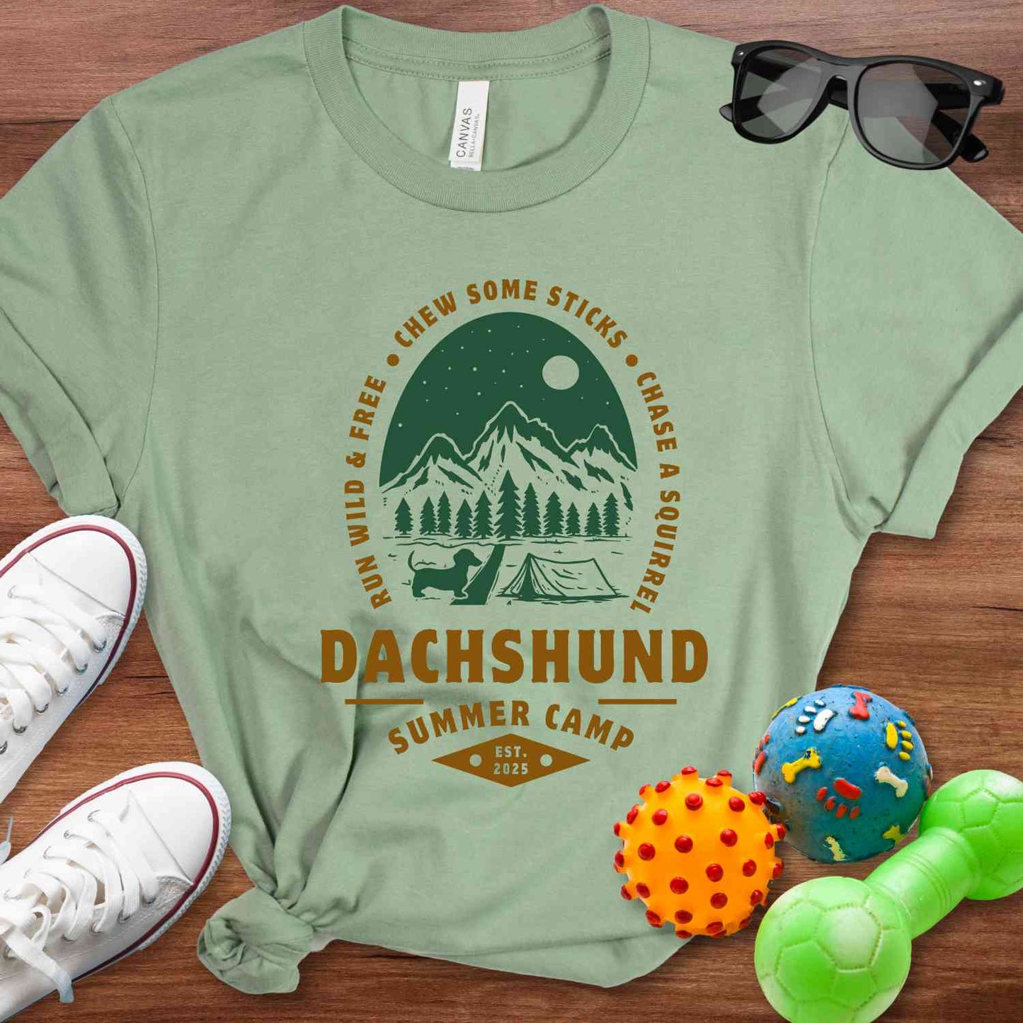 Dachshund Summer Camp Shirt