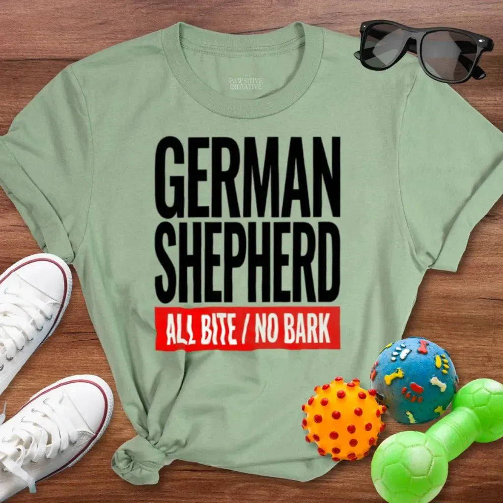 All Bite No Bark Shirt - The Pawsitive Initiative