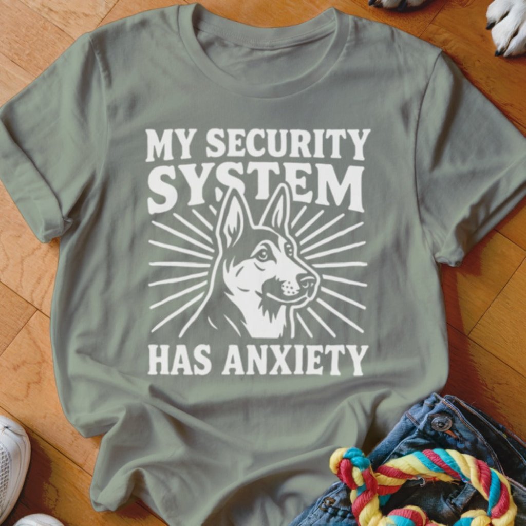 Anxious Security System Shirt - The Pawsitive Initiative