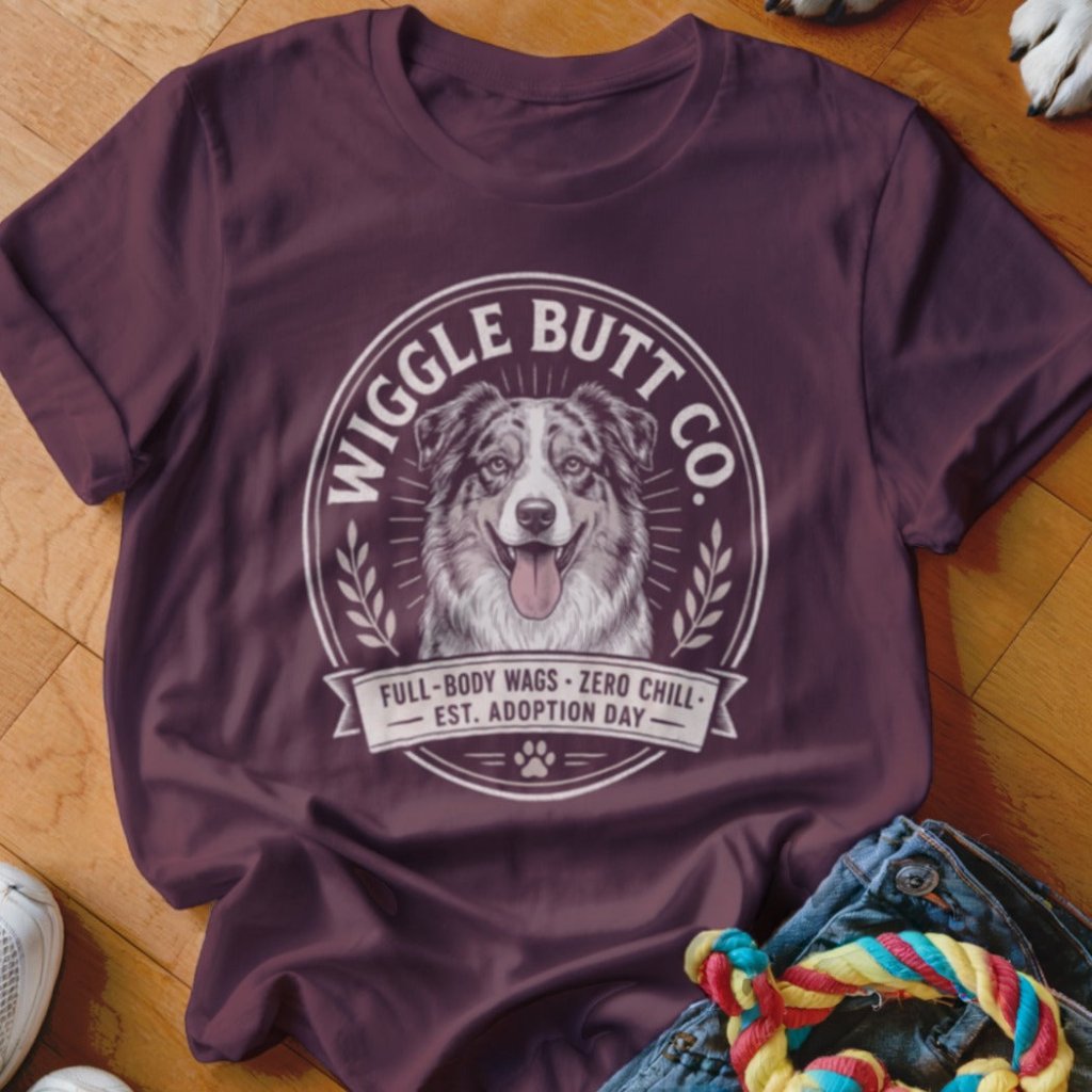 Aussie Wiggle Butt Co Shirt - The Pawsitive Initiative