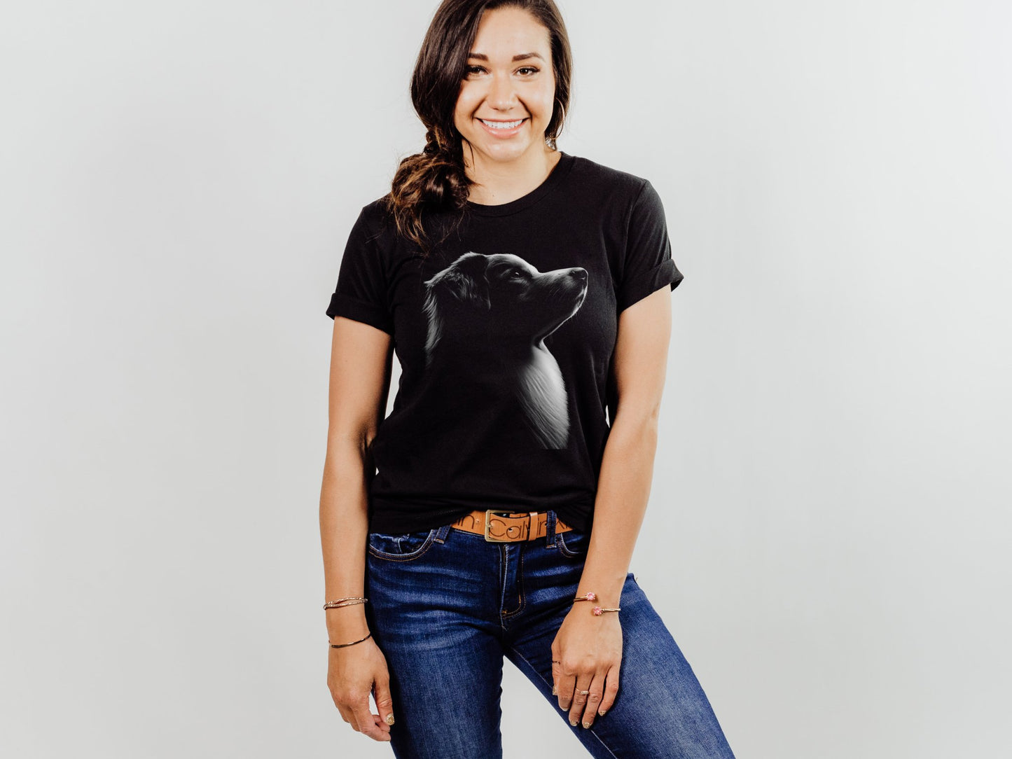 Australian Shepherd Silhouette Shirt - The Pawsitive Initiative