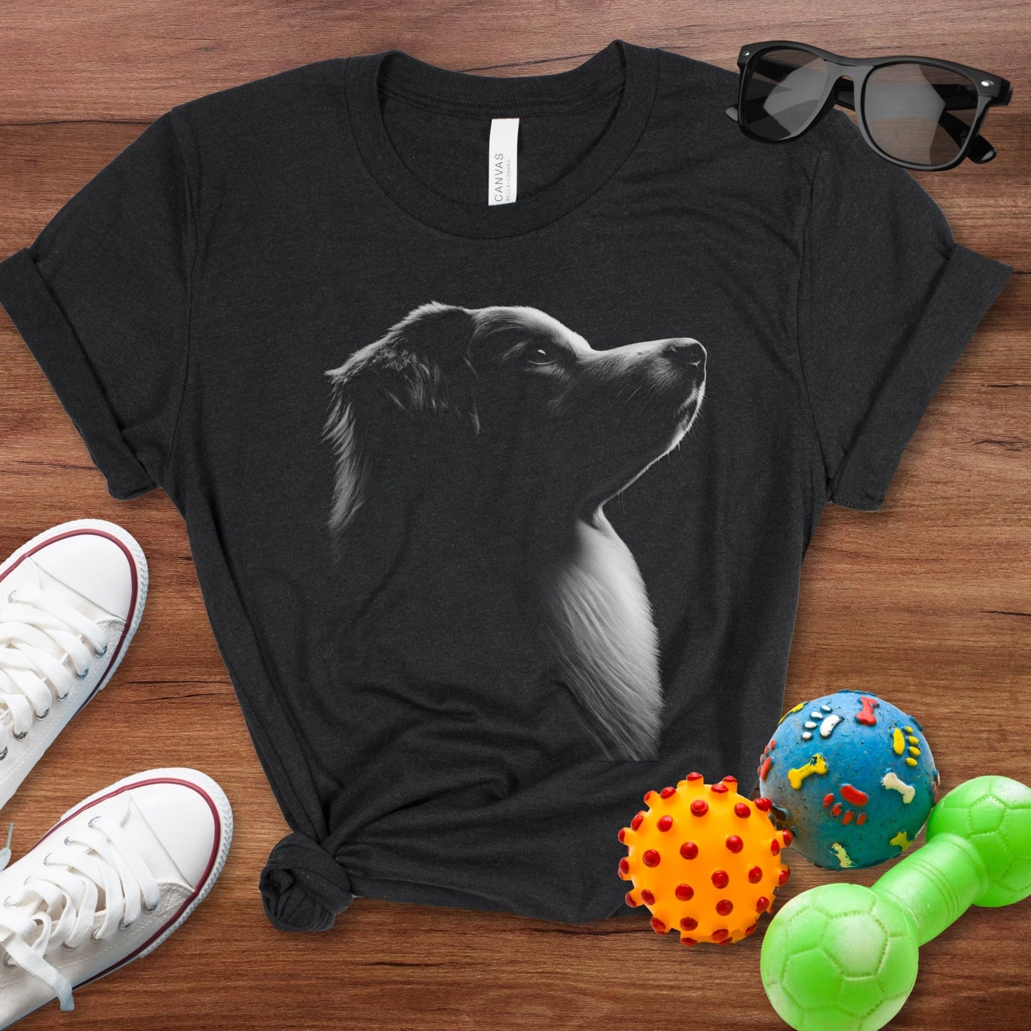 Australian Shepherd Silhouette Shirt - The Pawsitive Initiative