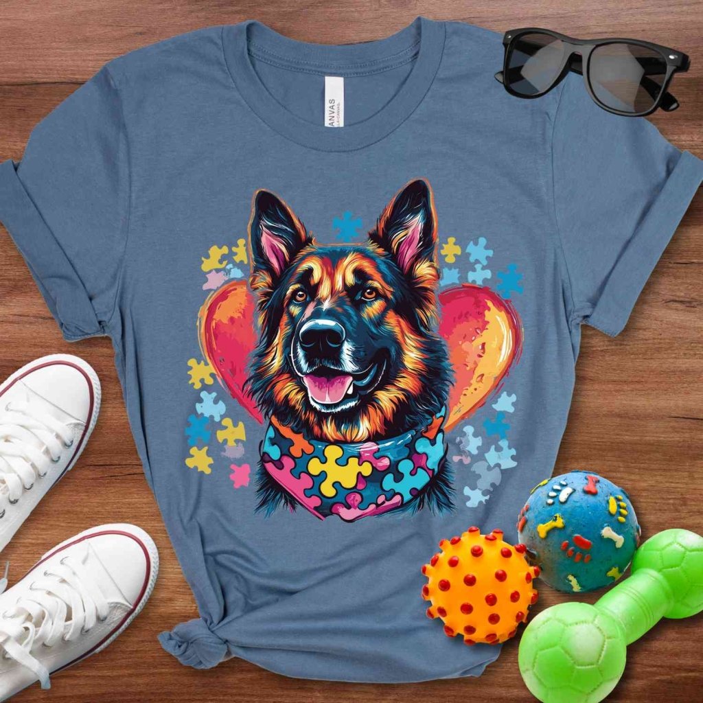Autism Awareness Shepherd Shirt - The Pawsitive Initiative