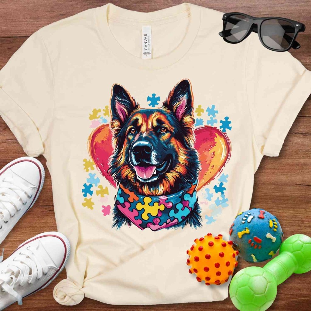 Autism Awareness Shepherd Shirt - The Pawsitive Initiative