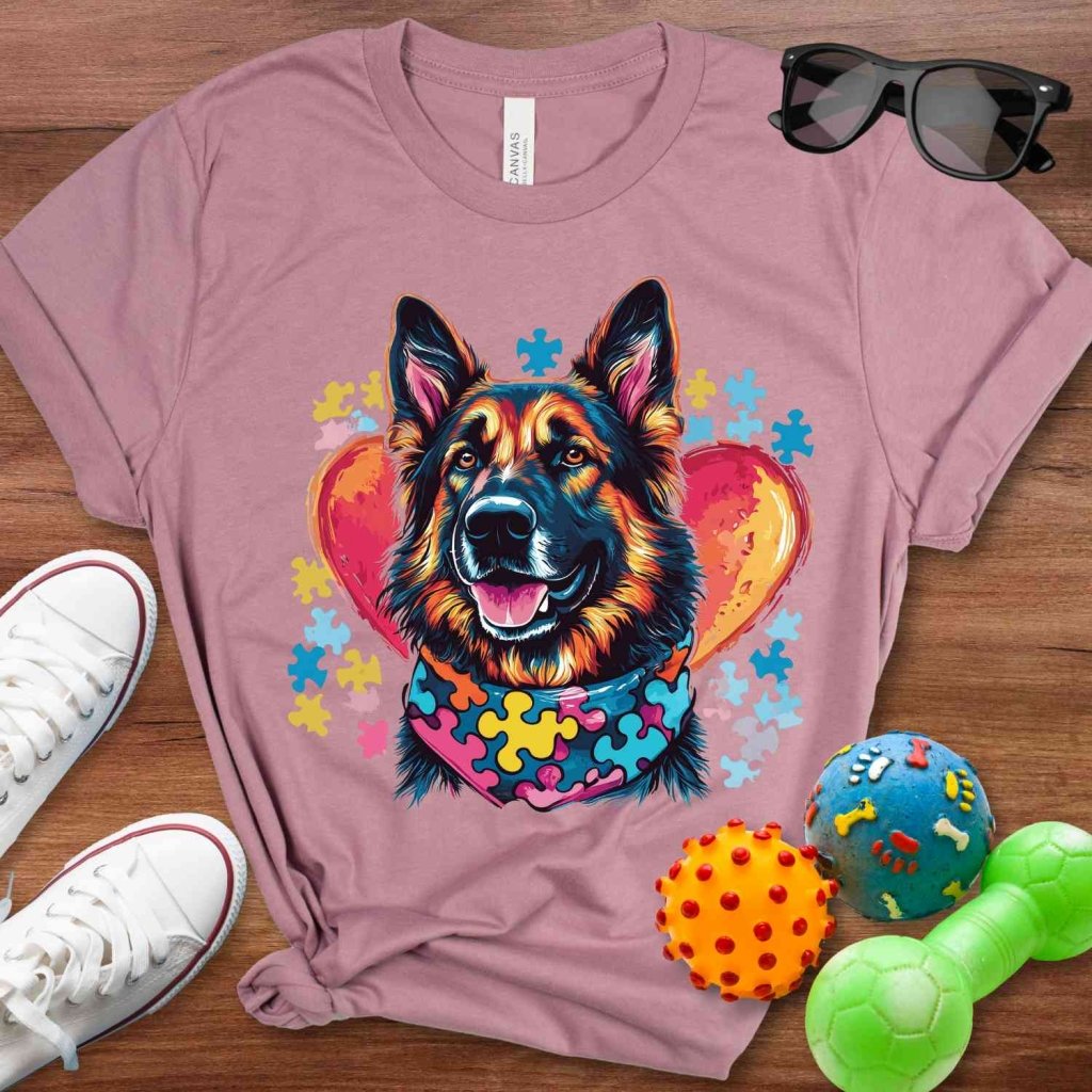 Autism Awareness Shepherd Shirt - The Pawsitive Initiative