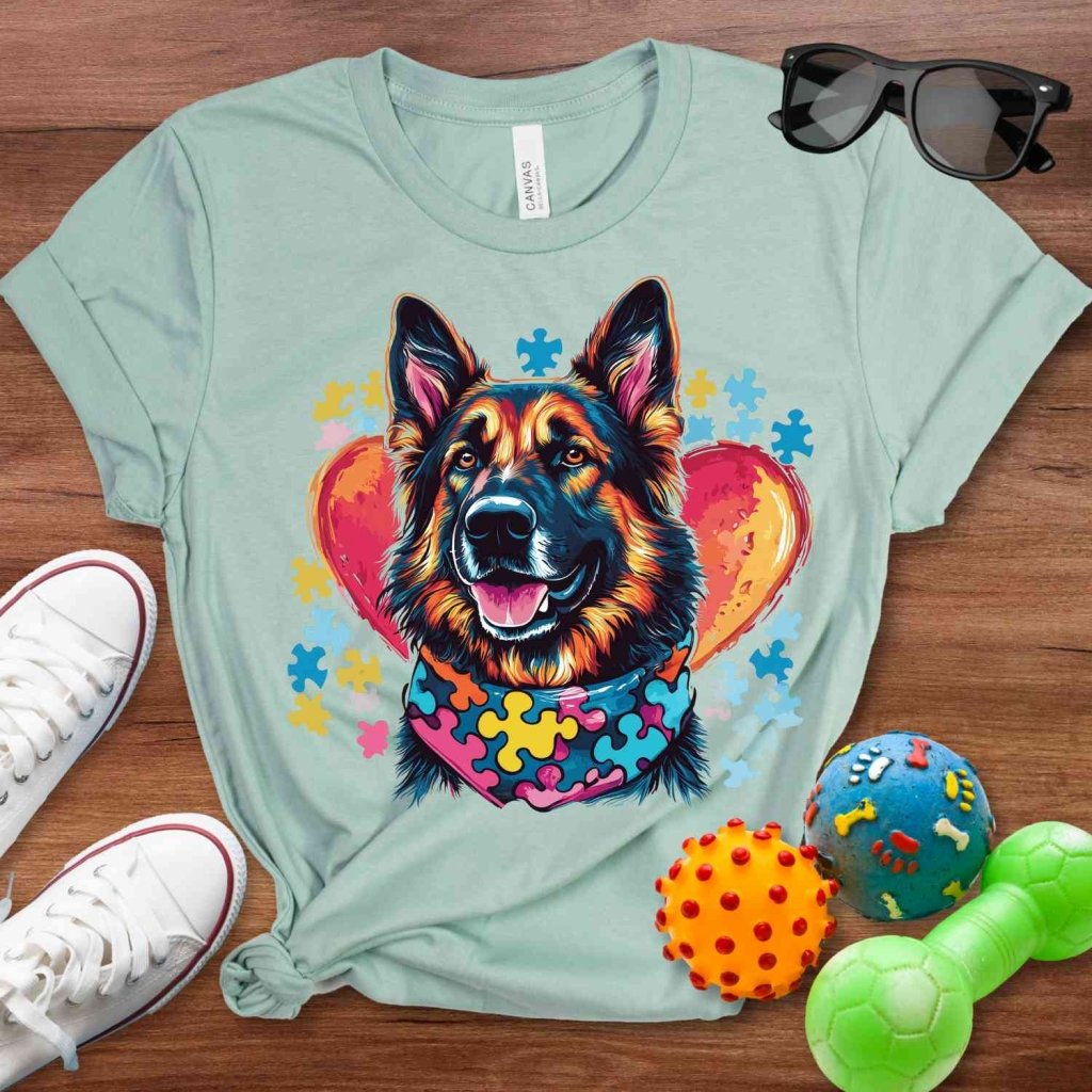 Autism Awareness Shepherd Shirt - The Pawsitive Initiative