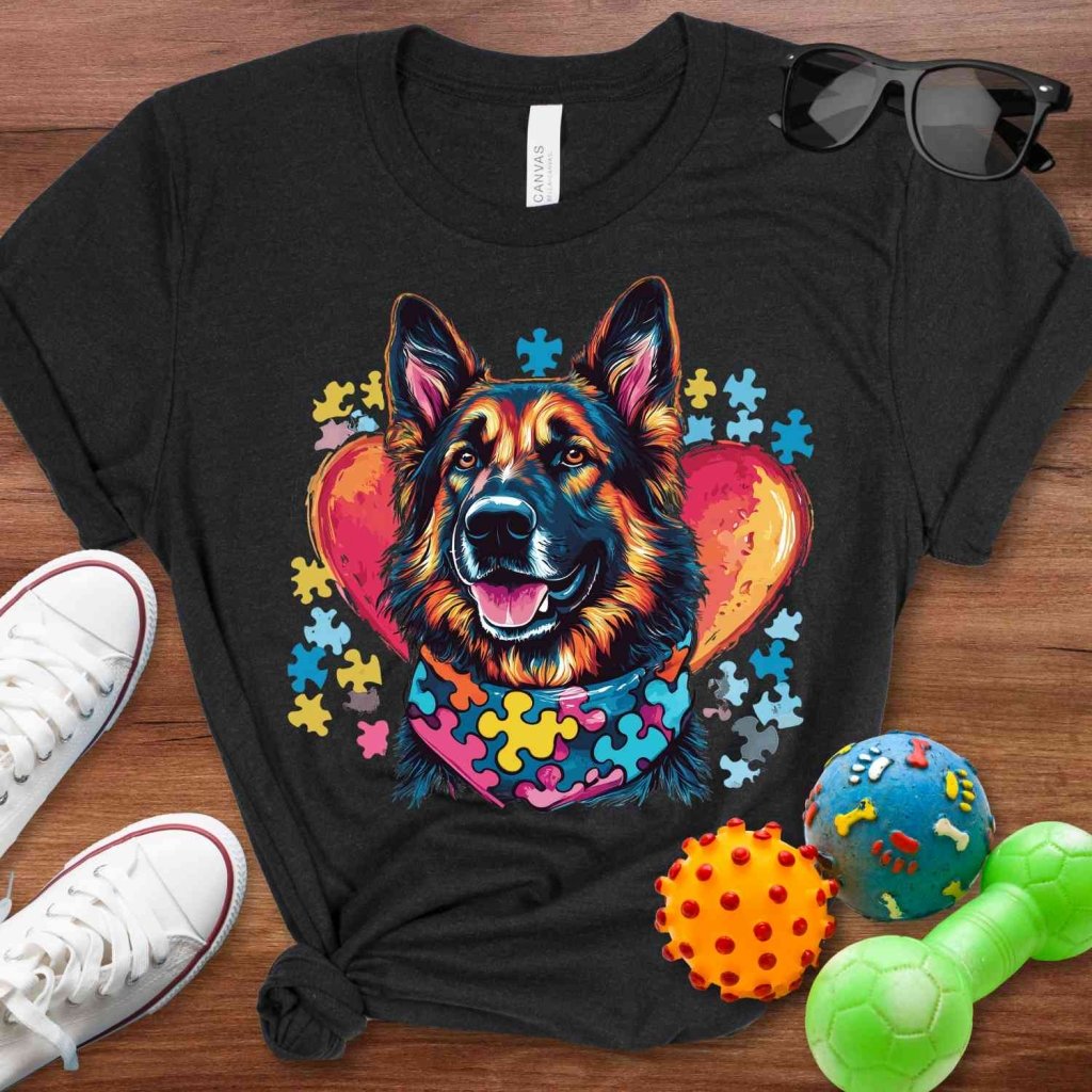 Autism Awareness Shepherd Shirt - The Pawsitive Initiative