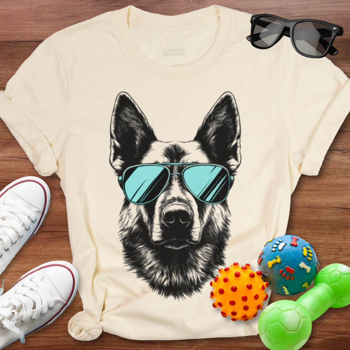 Cool German Shepherd With Sunglasses T-Shirt product type