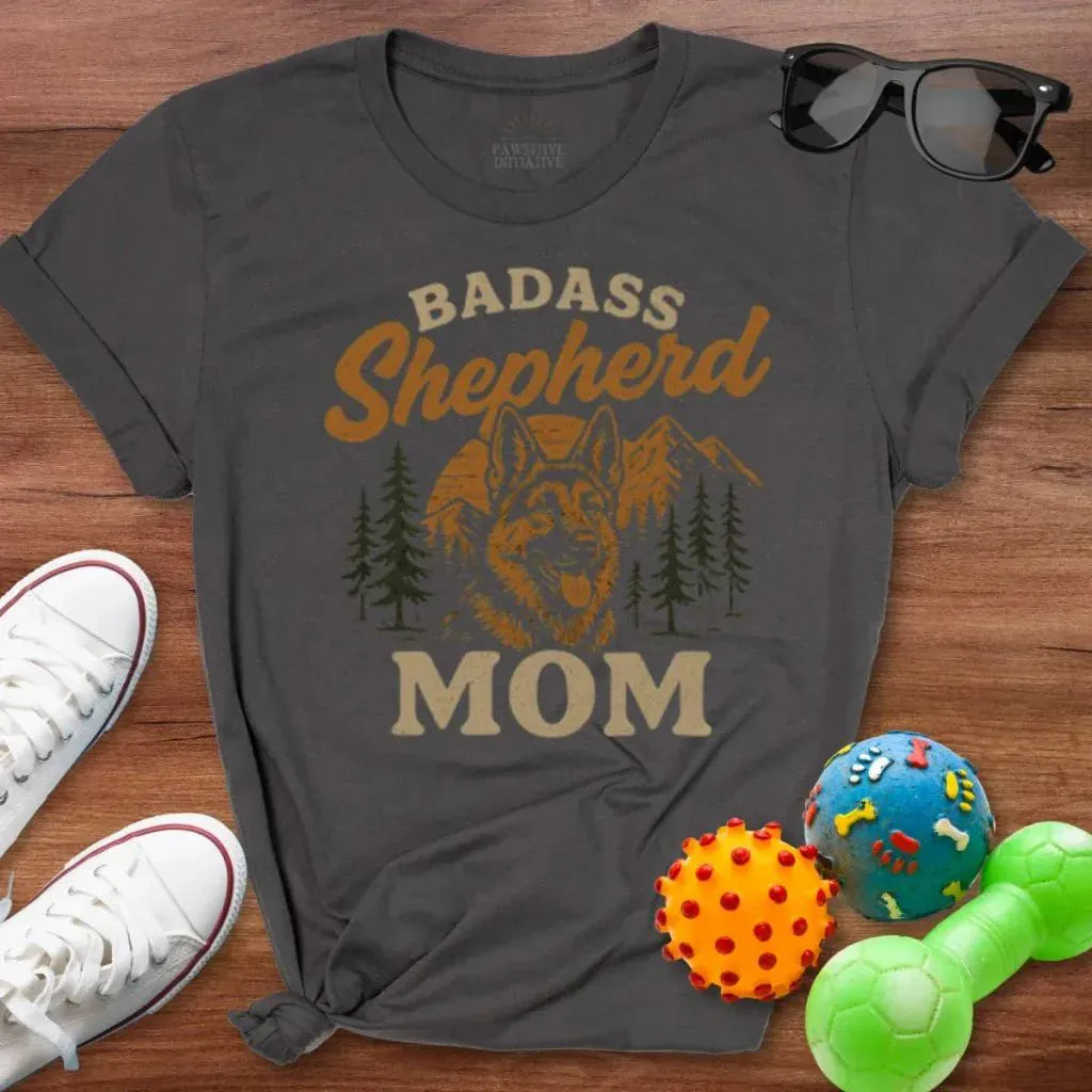 Badass Shepherd Mom Shirt - The Pawsitive Initiative
