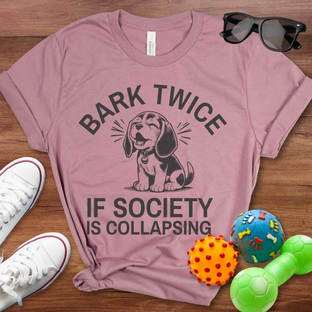 Bark Twice Shirt - The Pawsitive Initiative