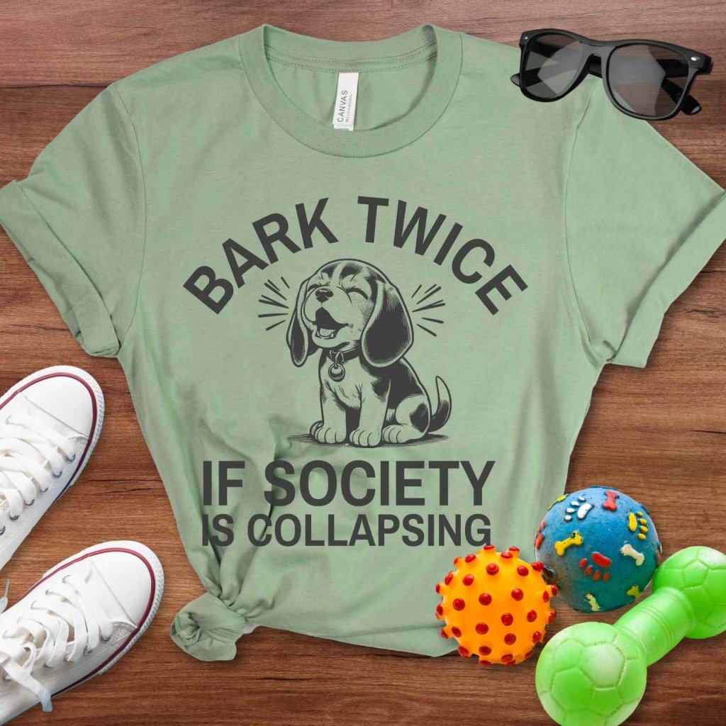 Bark Twice Shirt - The Pawsitive Initiative
