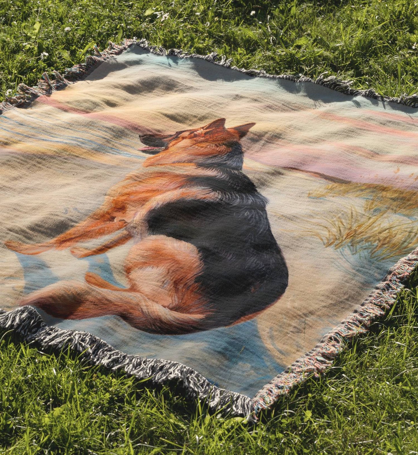 Beach Sunset Blanket - The Pawsitive Initiative