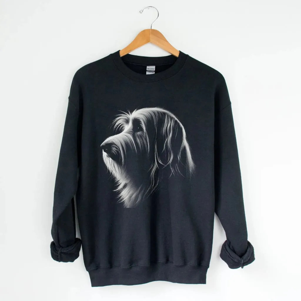 Bearded Collie Silhouette Sweatshirt - The Pawsitive Initiative