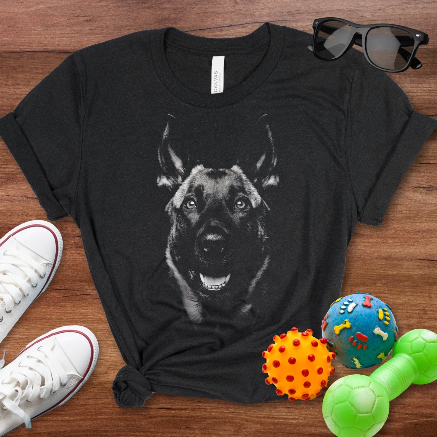 Belgian Malinois Silhouette Shirt - The Pawsitive Initiative