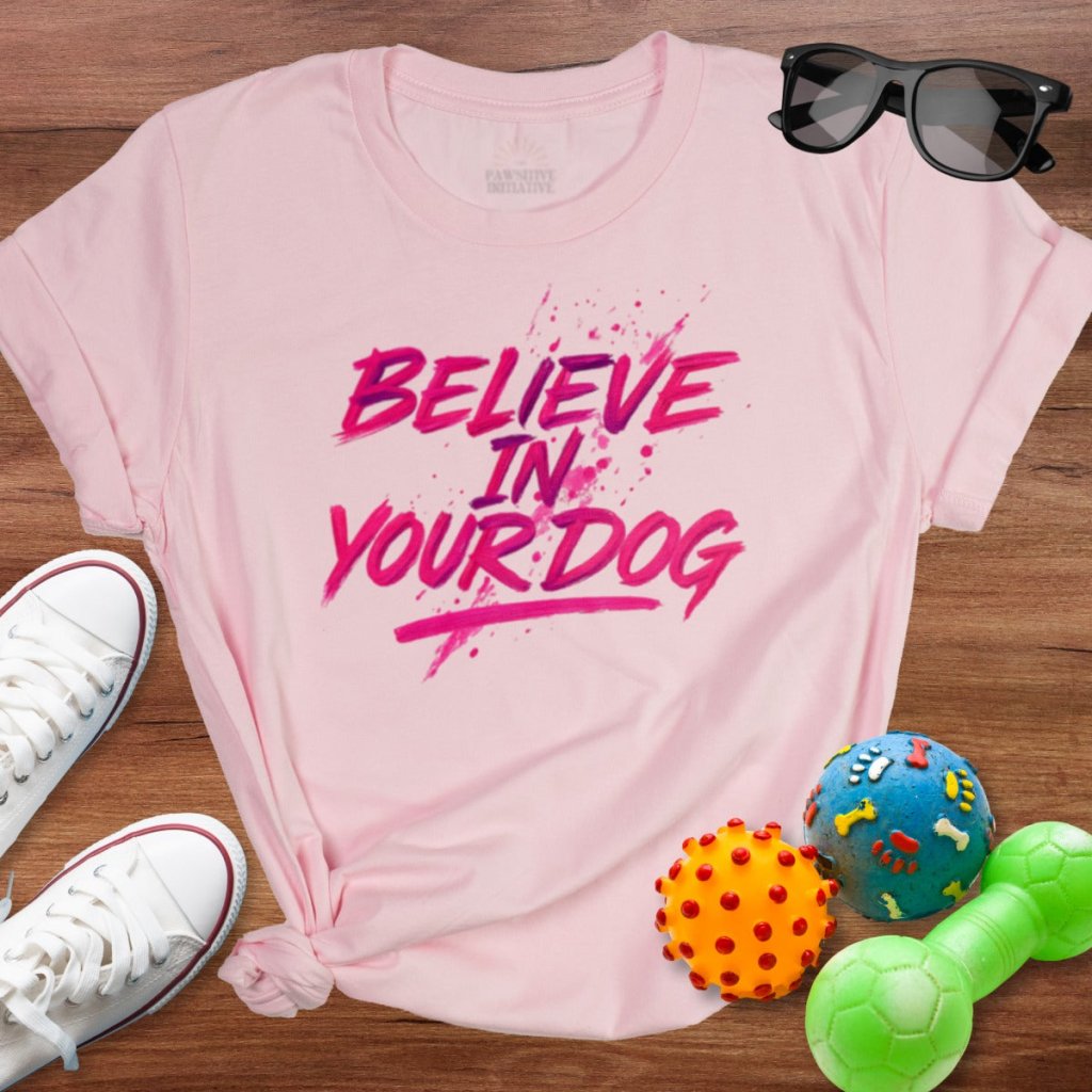 Believe In Your Dog Shirt - The Pawsitive Initiative