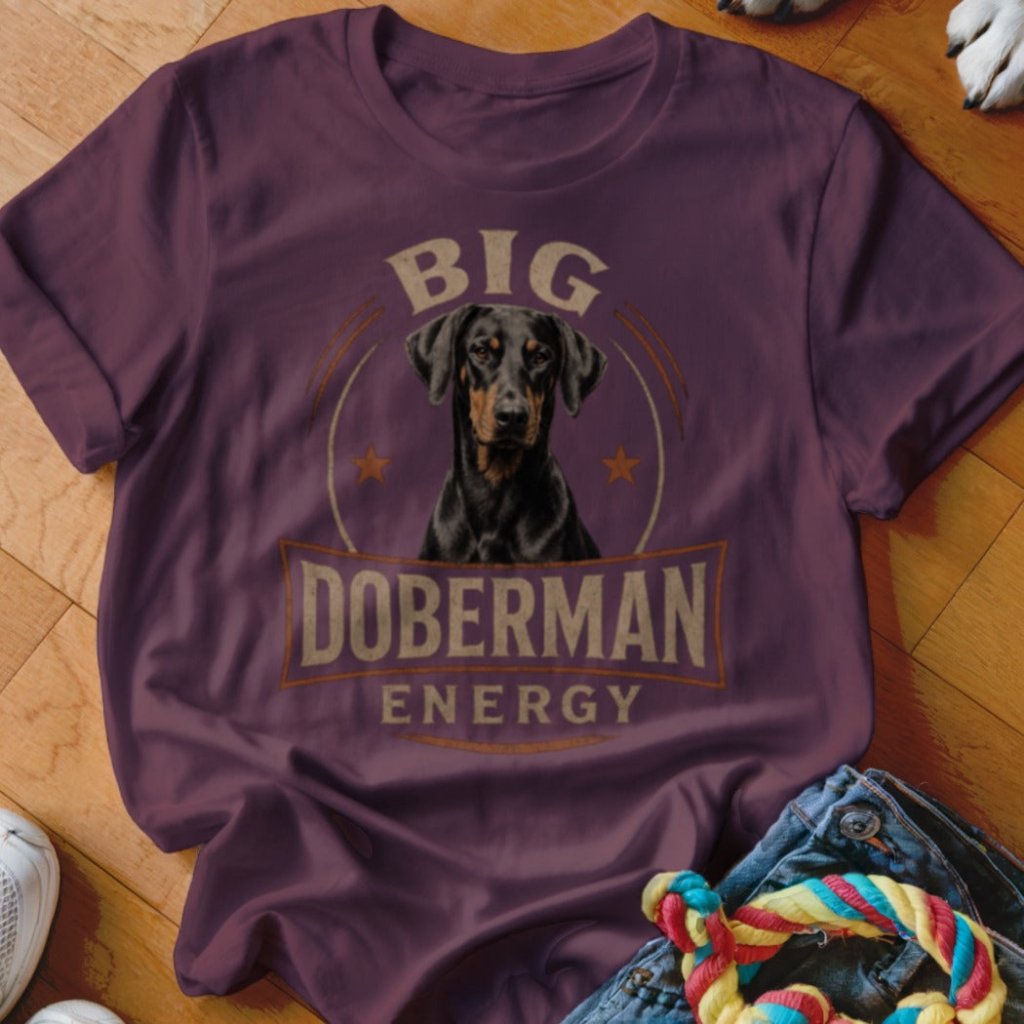 Big Doberman Energy Shirt - The Pawsitive Initiative