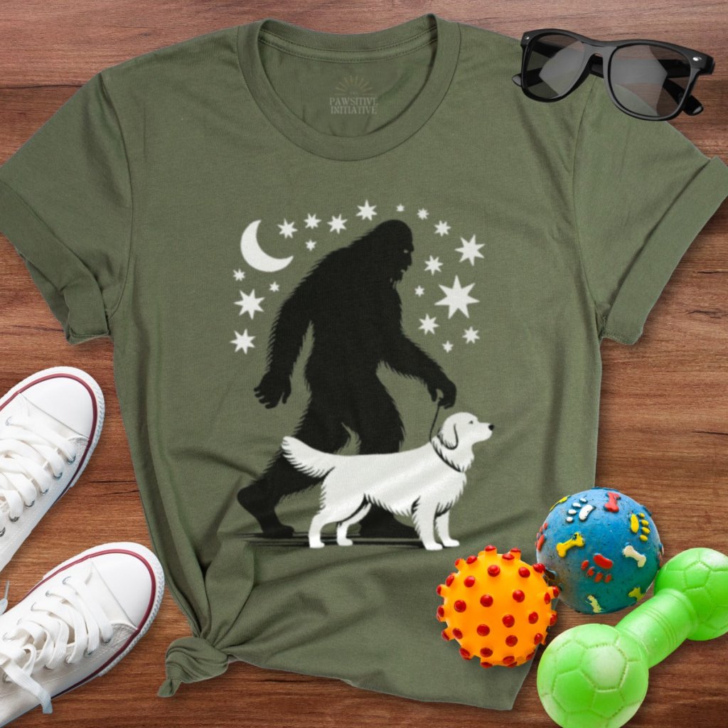 Bigfoot Golden Shirt - The Pawsitive Initiative