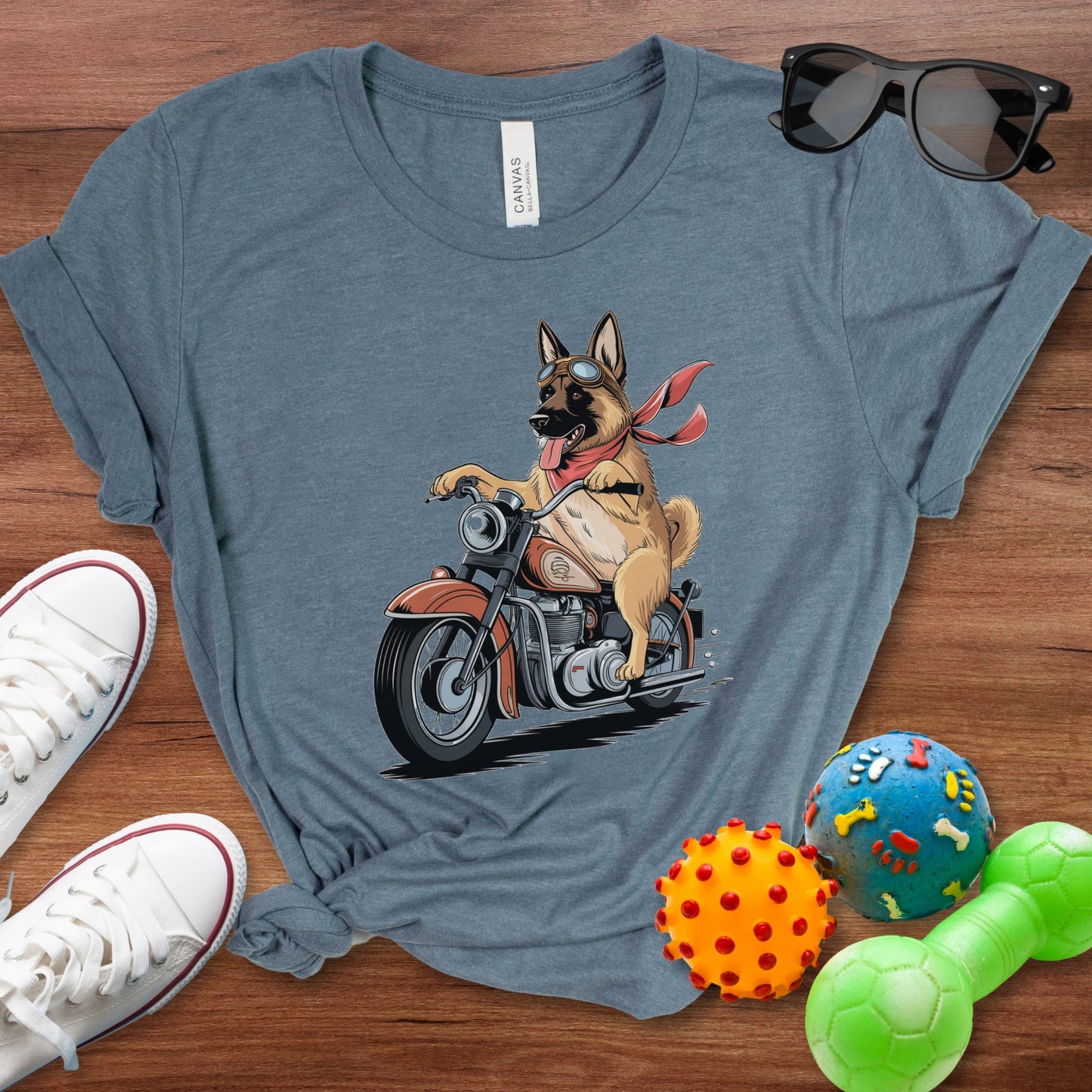 Biker Dog Shirt - The Pawsitive Initiative