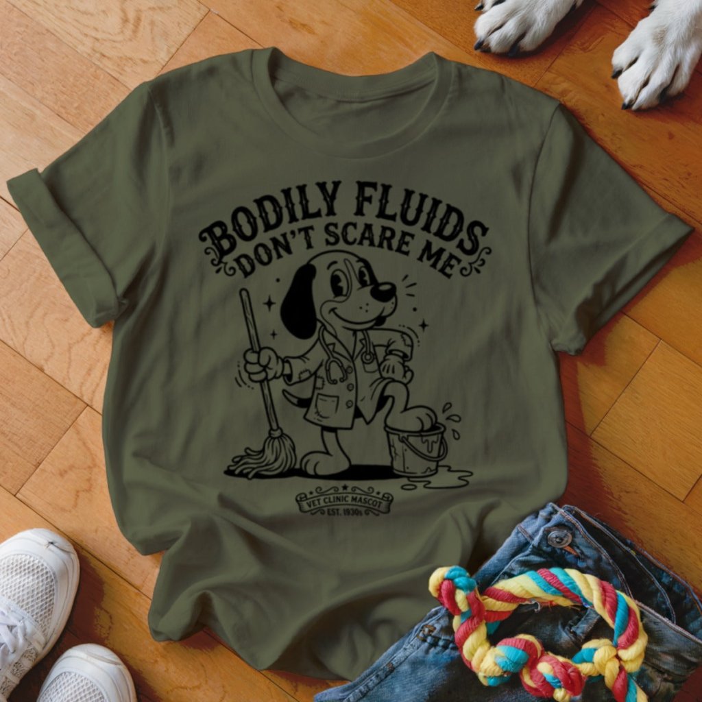 Bodily Fluids Shirt - The Pawsitive Initiative