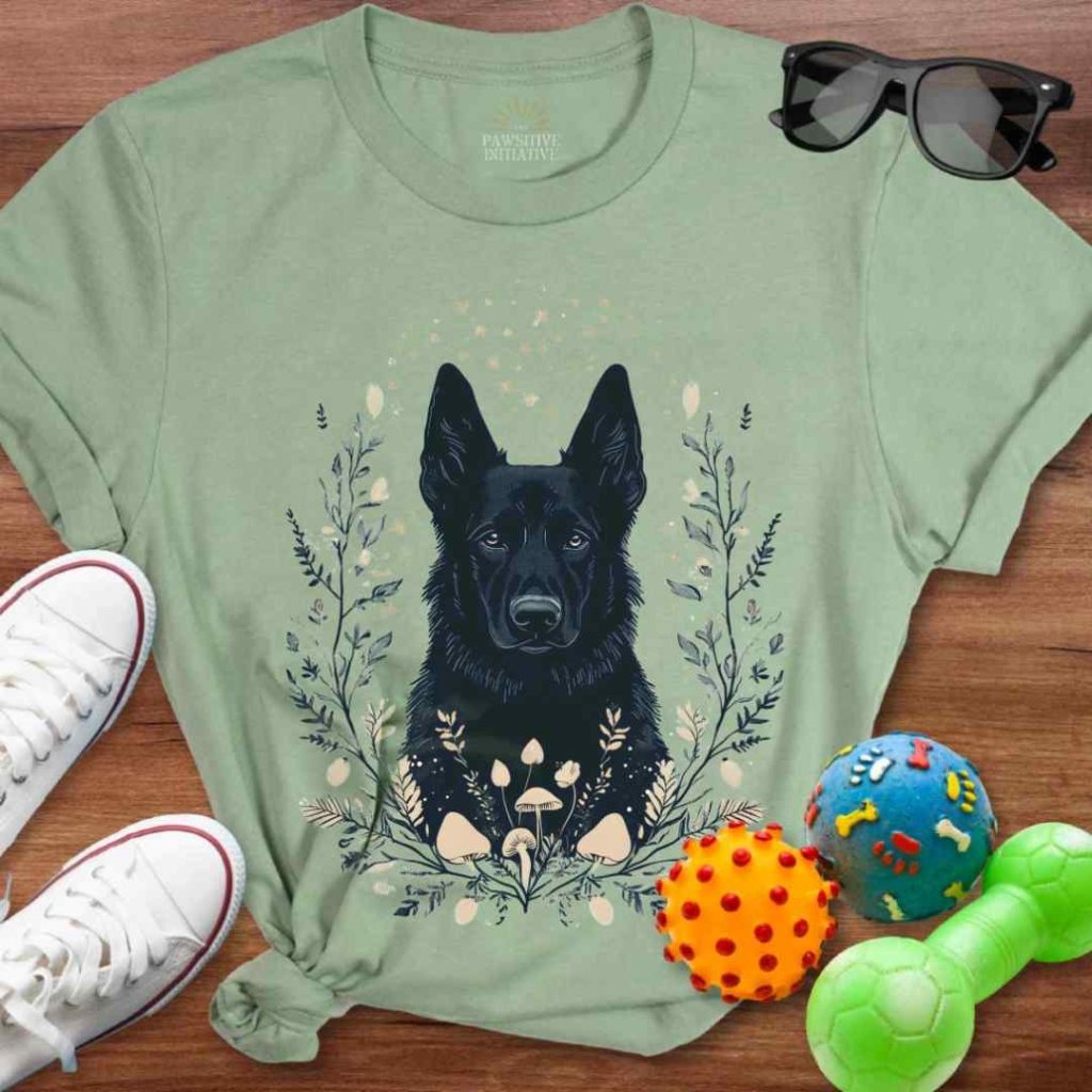 Bohemian Black Shepherd Shirt - The Pawsitive Initiative