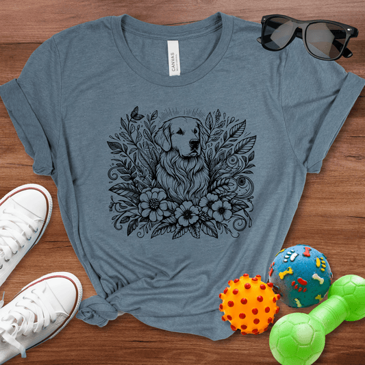 Bohemian Golden Retriever Shirt - The Pawsitive Initiative