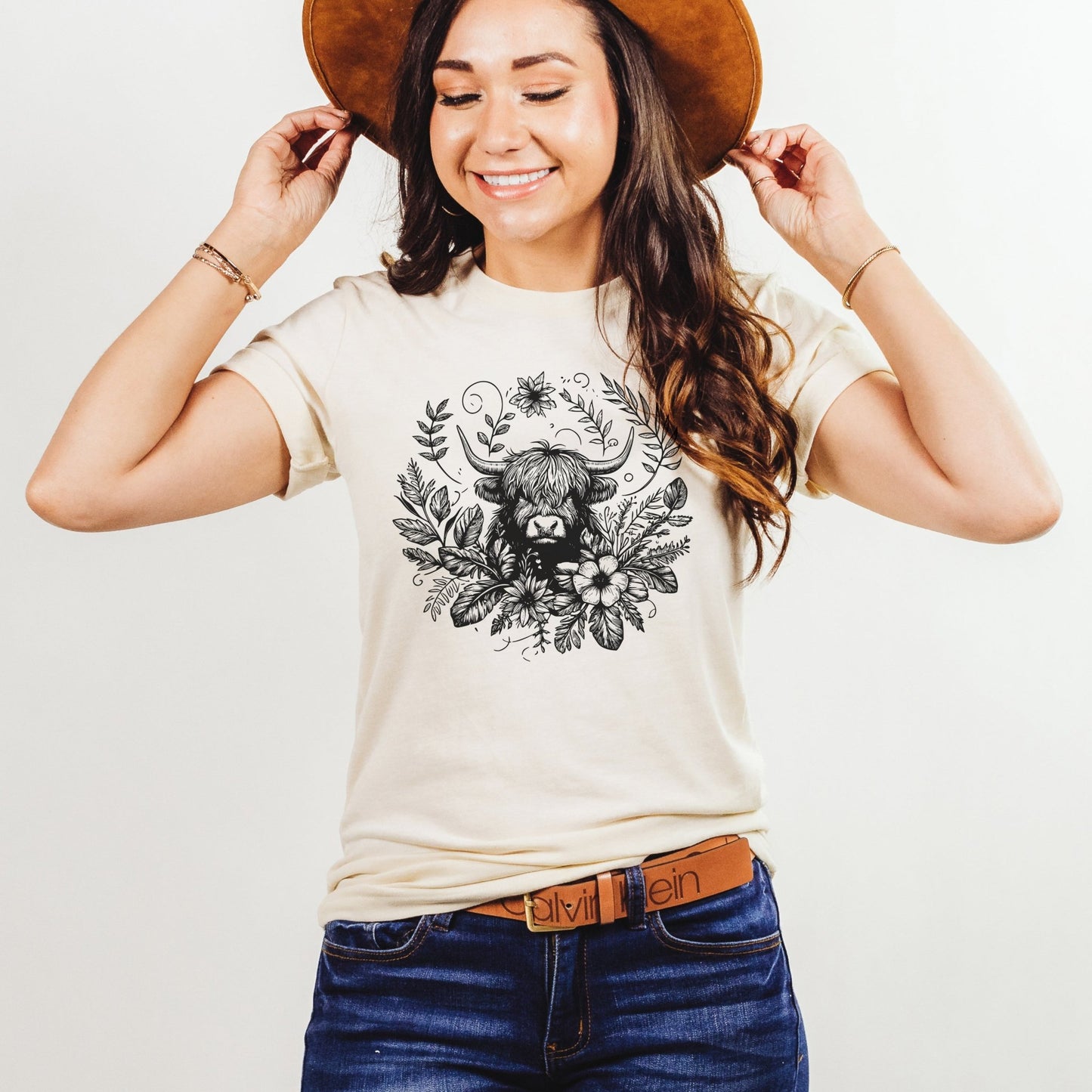 Bohemian Highland Cow Shirt - The Pawsitive Initiative