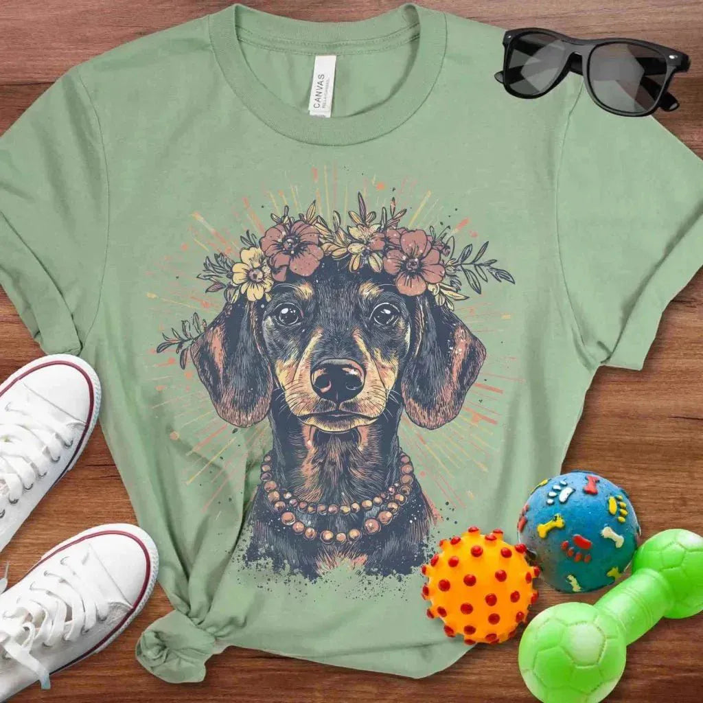 Boho Dachshund Shirt - The Pawsitive Initiative