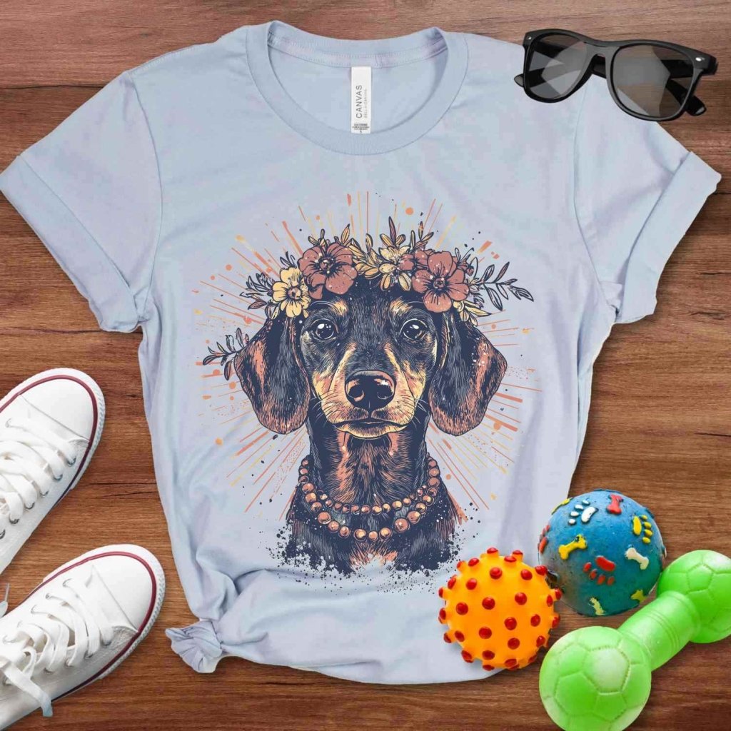 Boho Dachshund Shirt - The Pawsitive Initiative