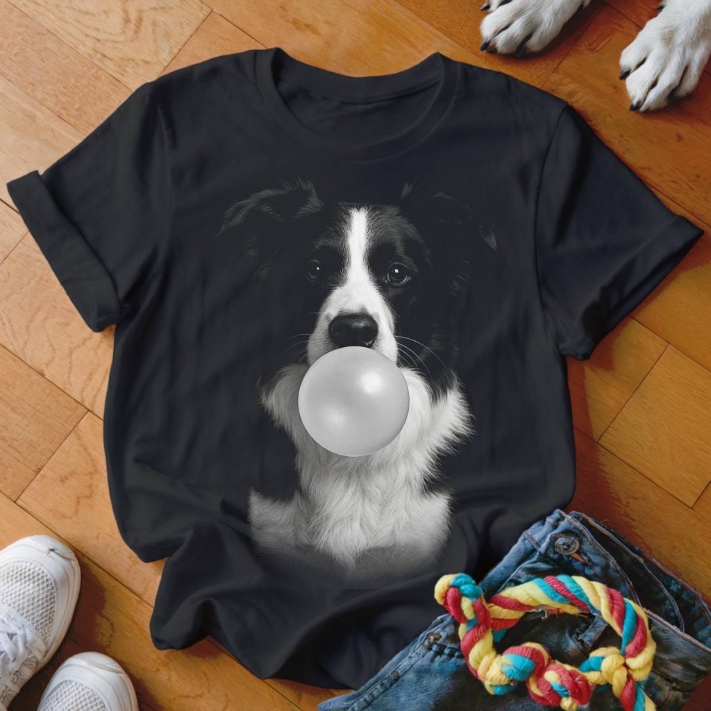 Border Collie Bubblegum Shirt - The Pawsitive Initiative