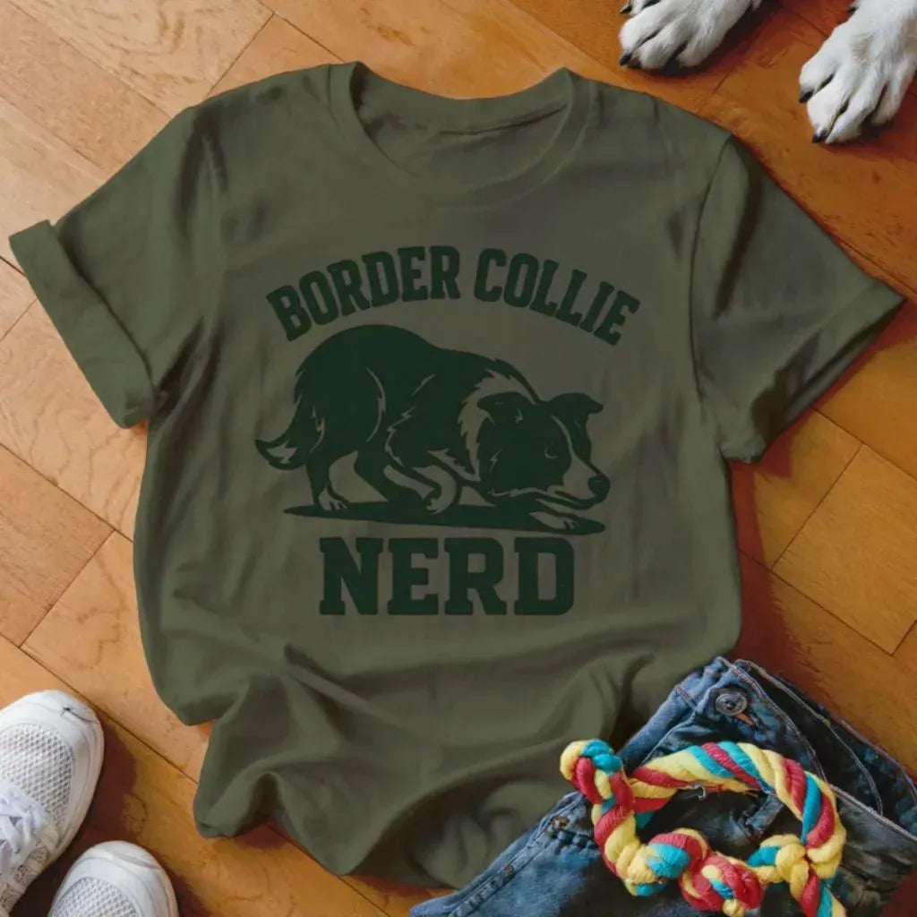 Border Collie Nerd Shirt - The Pawsitive Initiative