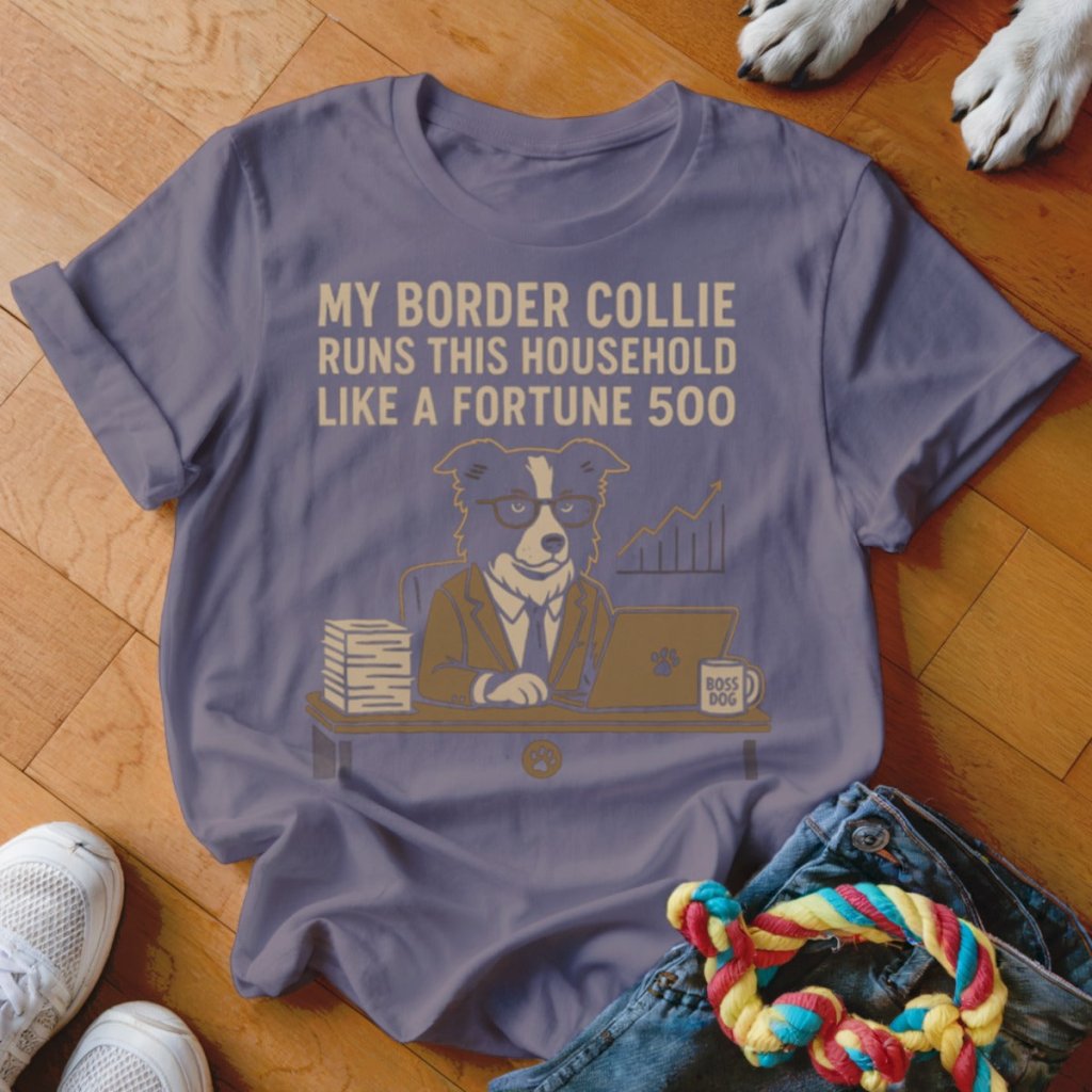Border Collie Runs This House Shirt - The Pawsitive Initiative
