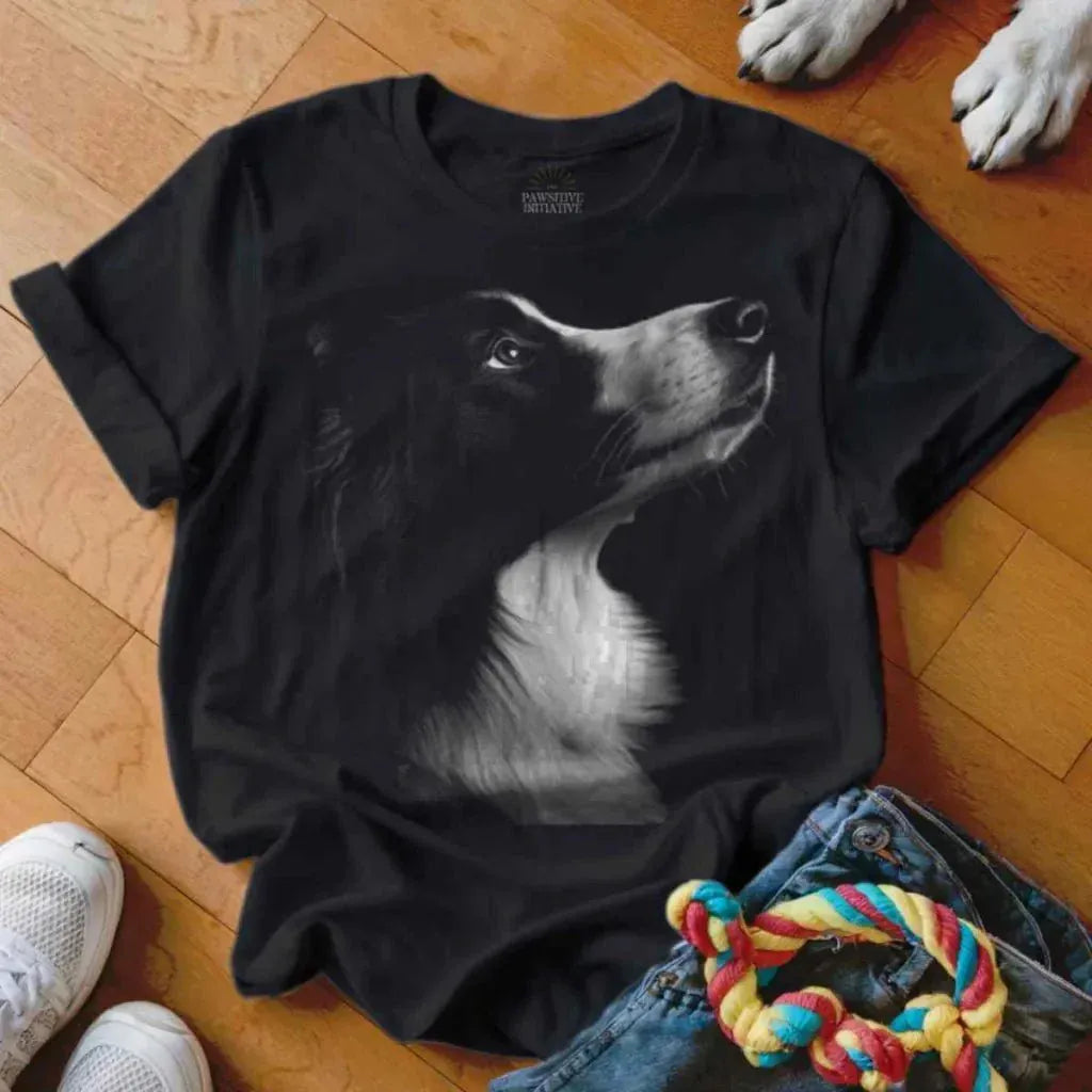 Border Collie Silhouette Shirt - The Pawsitive Initiative