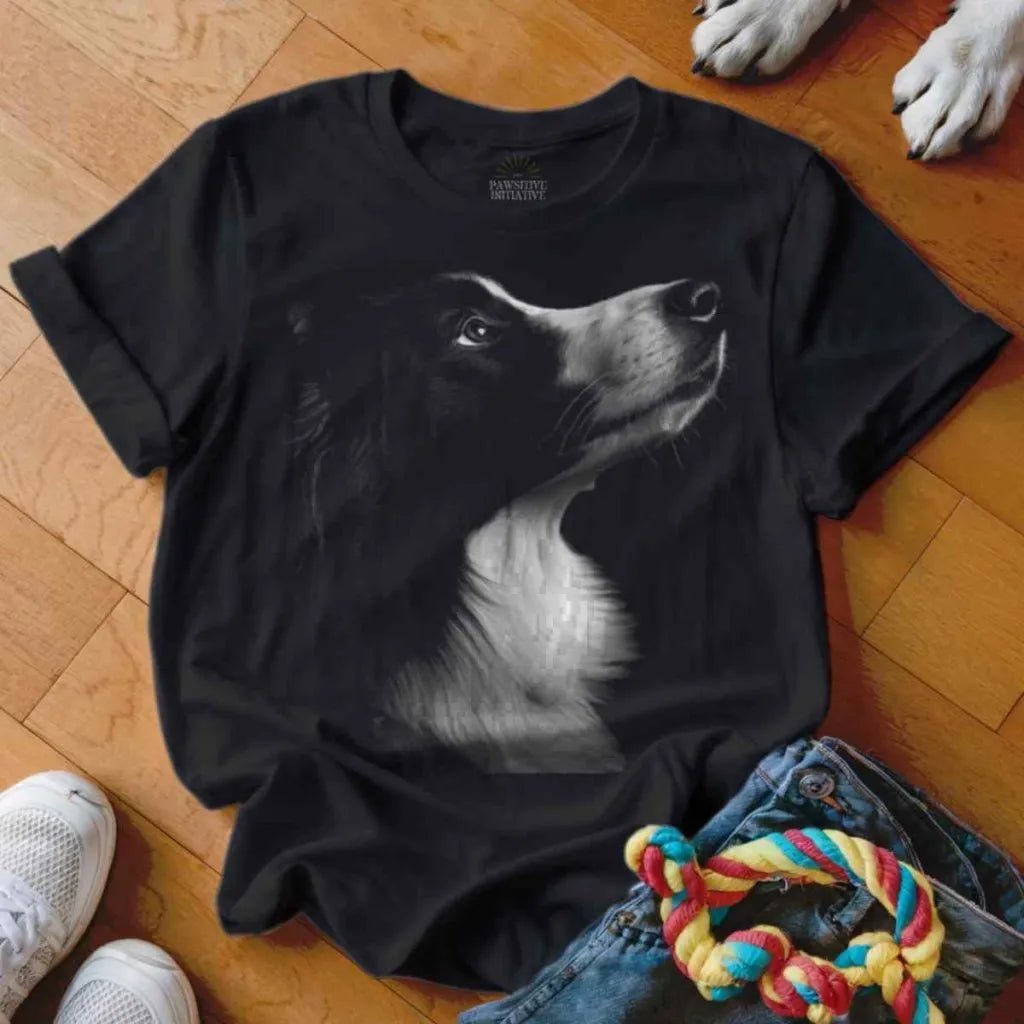 Border Collie Silhouette Shirt - The Pawsitive Initiative