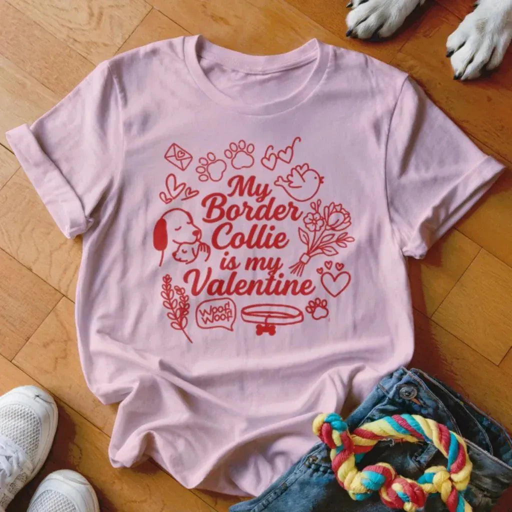 Border Collie Valentine Shirt - The Pawsitive Initiative