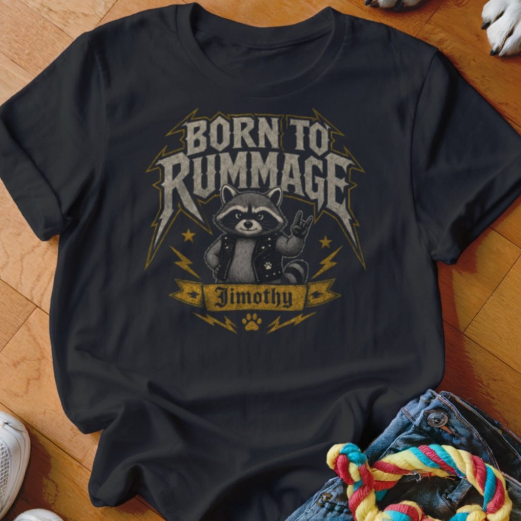Born to Rummage Shirt - The Pawsitive Initiative