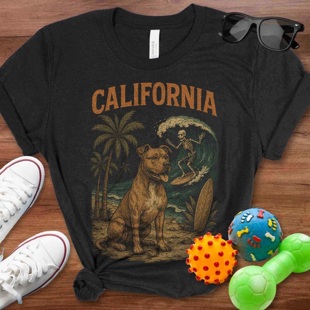 California Pitbull Shirt - The Pawsitive Initiative