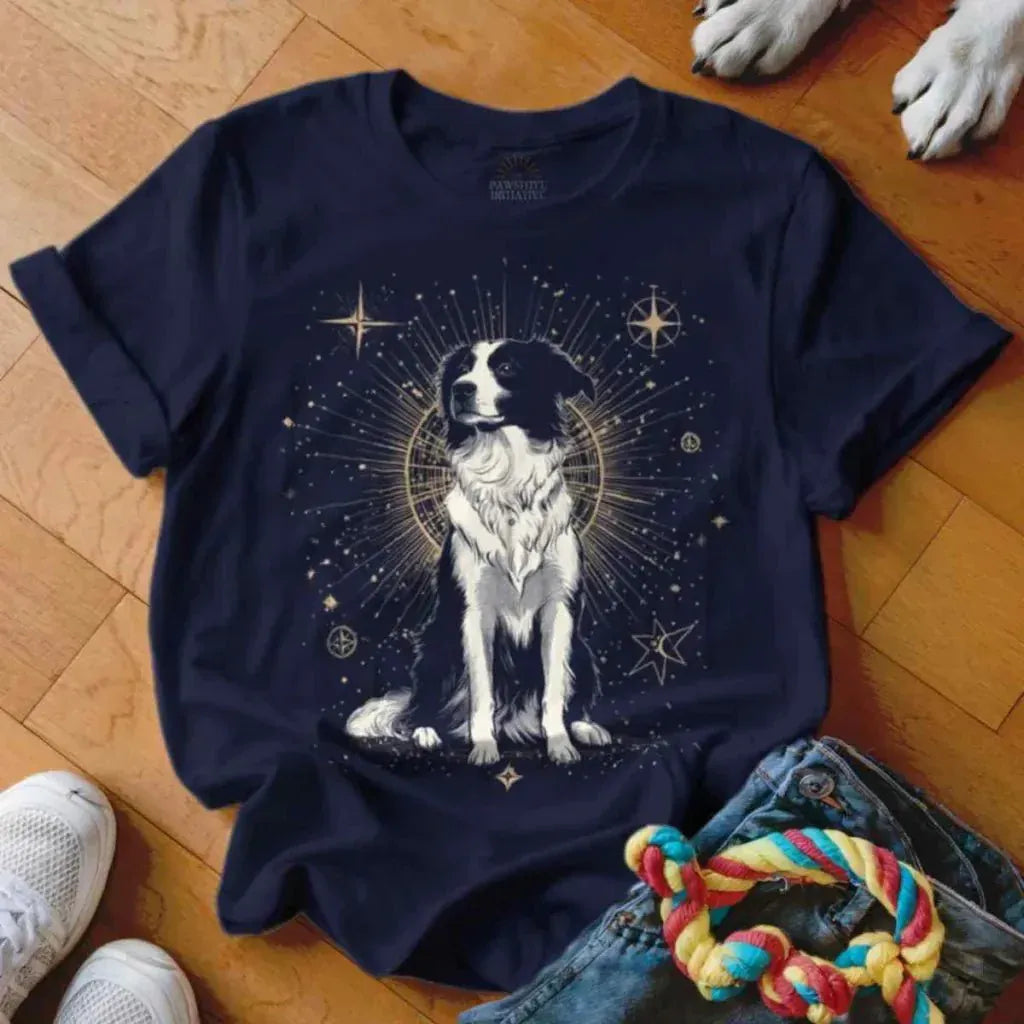 Celestial Border Collie Shirt - The Pawsitive Initiative