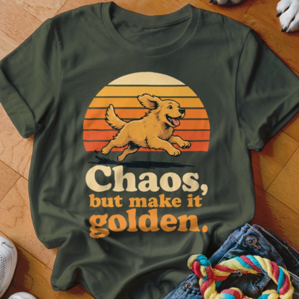 Chaos But Make It Golden Shirt - The Pawsitive Initiative