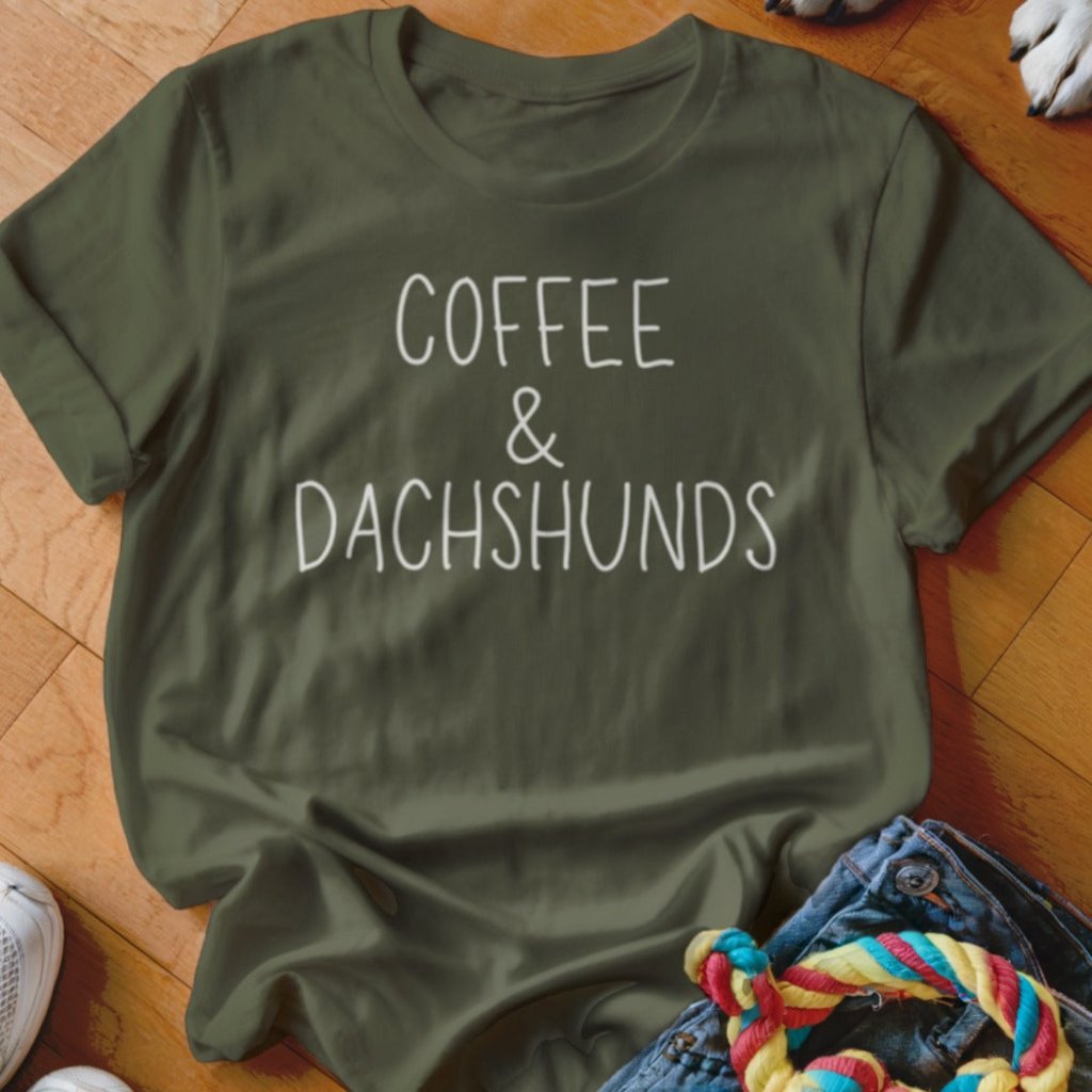 Coffee & Dachshunds Shirt - The Pawsitive Initiative
