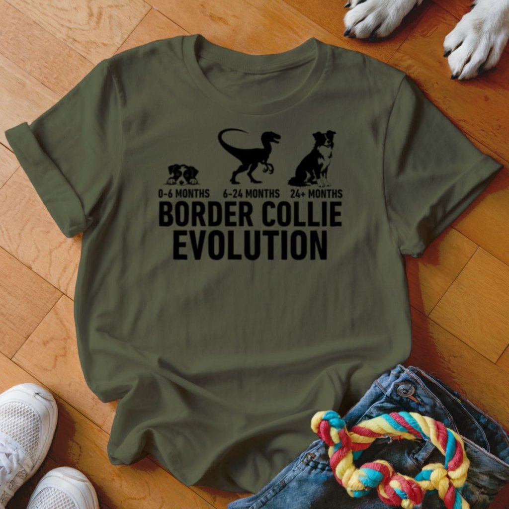 Collie Evolution Shirt - The Pawsitive Initiative