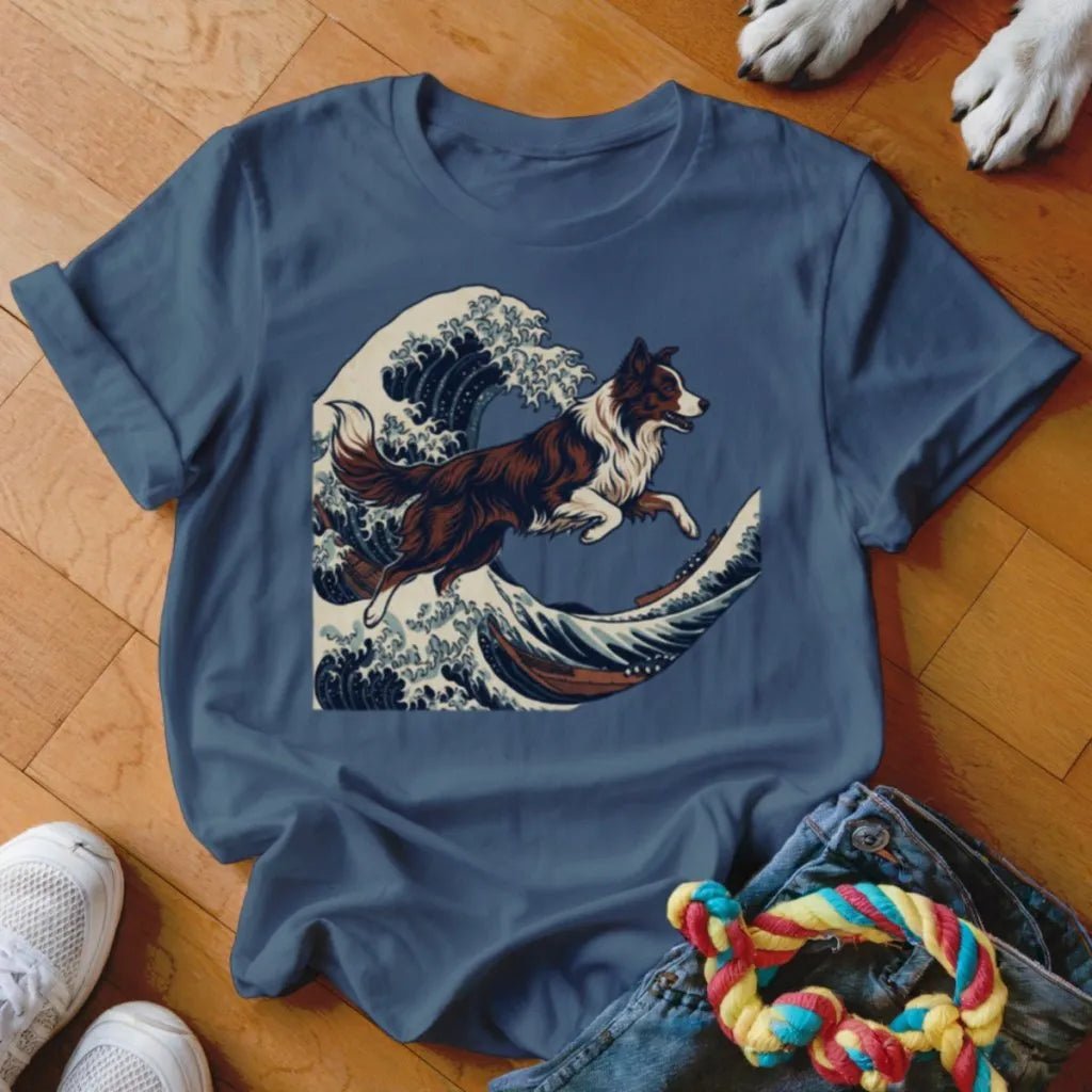 Collie Wave Shirt - The Pawsitive Initiative