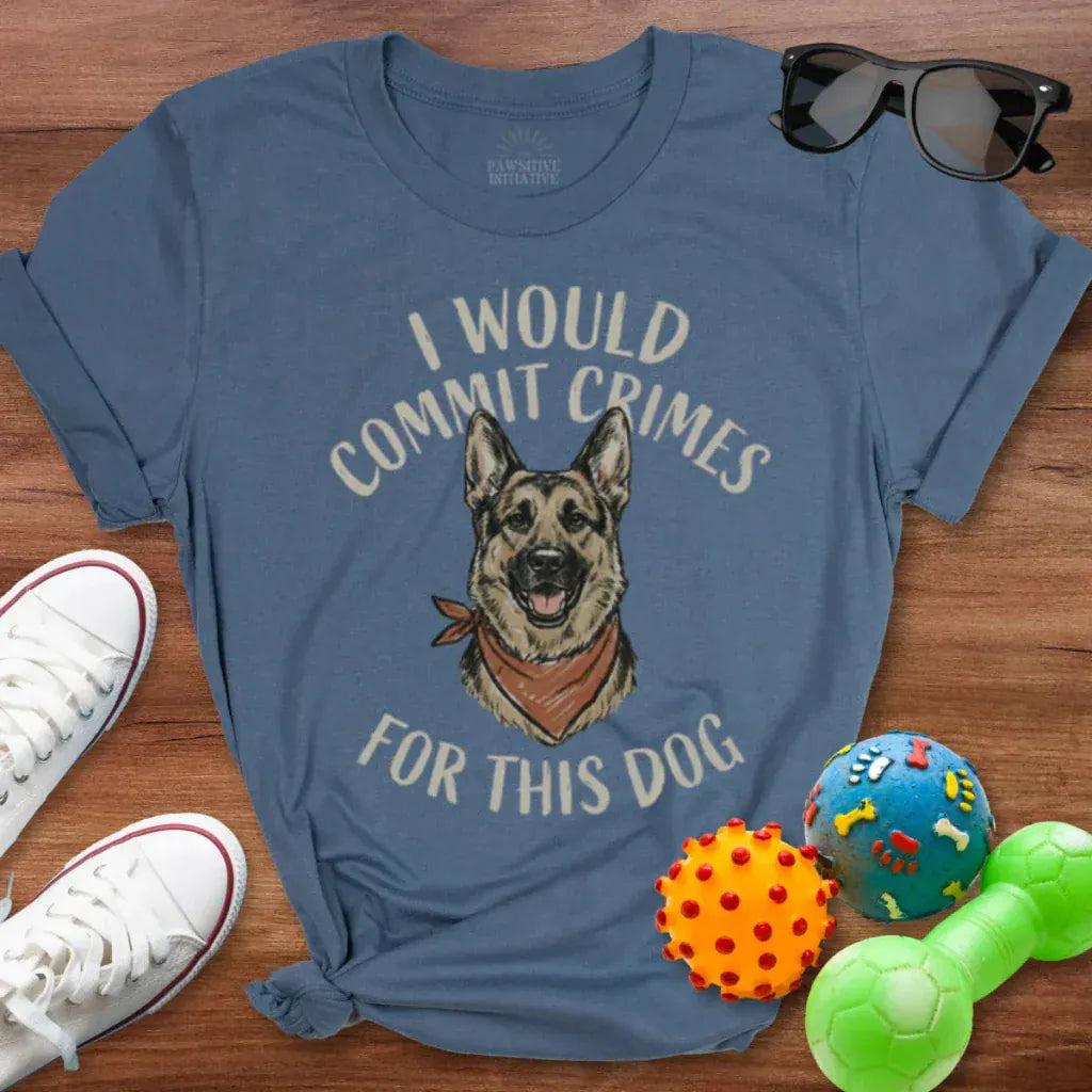 Commit Crimes GSD Shirt - The Pawsitive Initiative