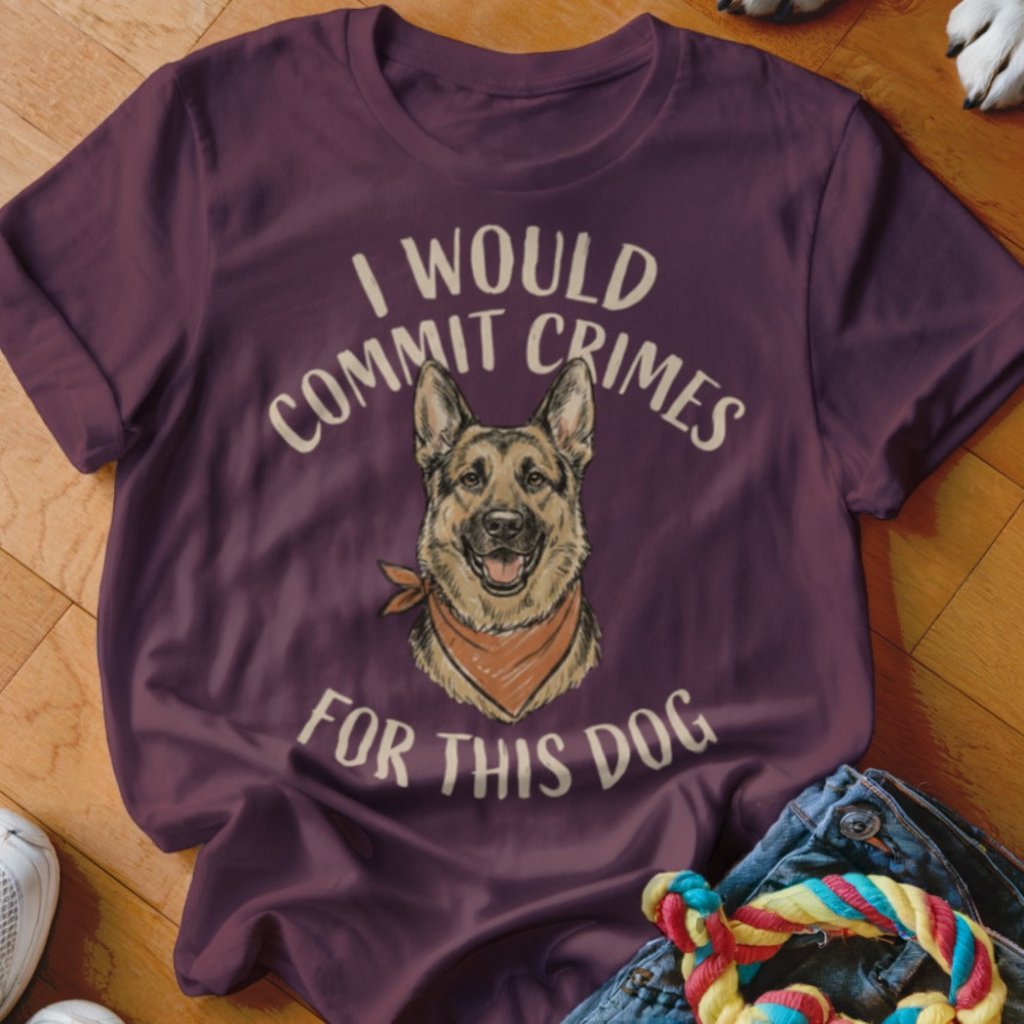 Commit Crimes GSD Shirt - The Pawsitive Initiative