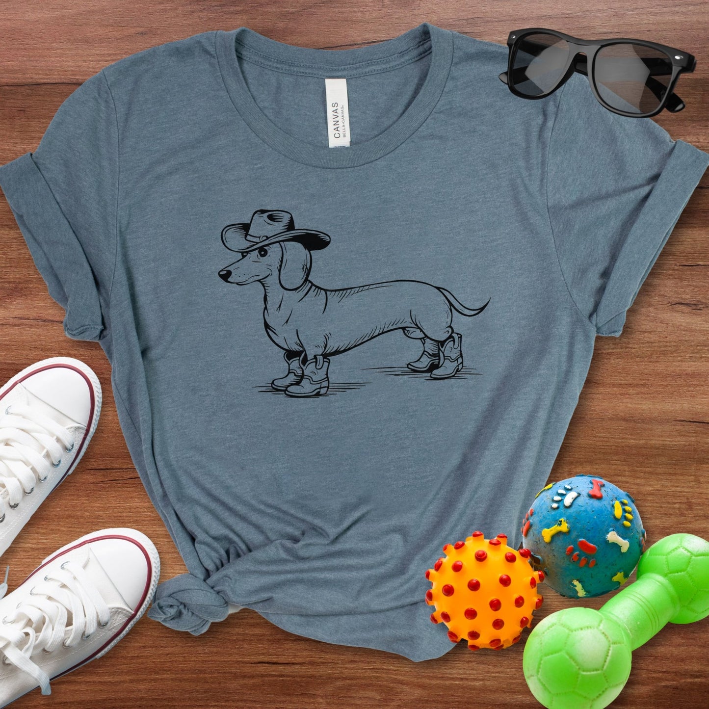 Cowboy Doxie Shirt - The Pawsitive Initiative